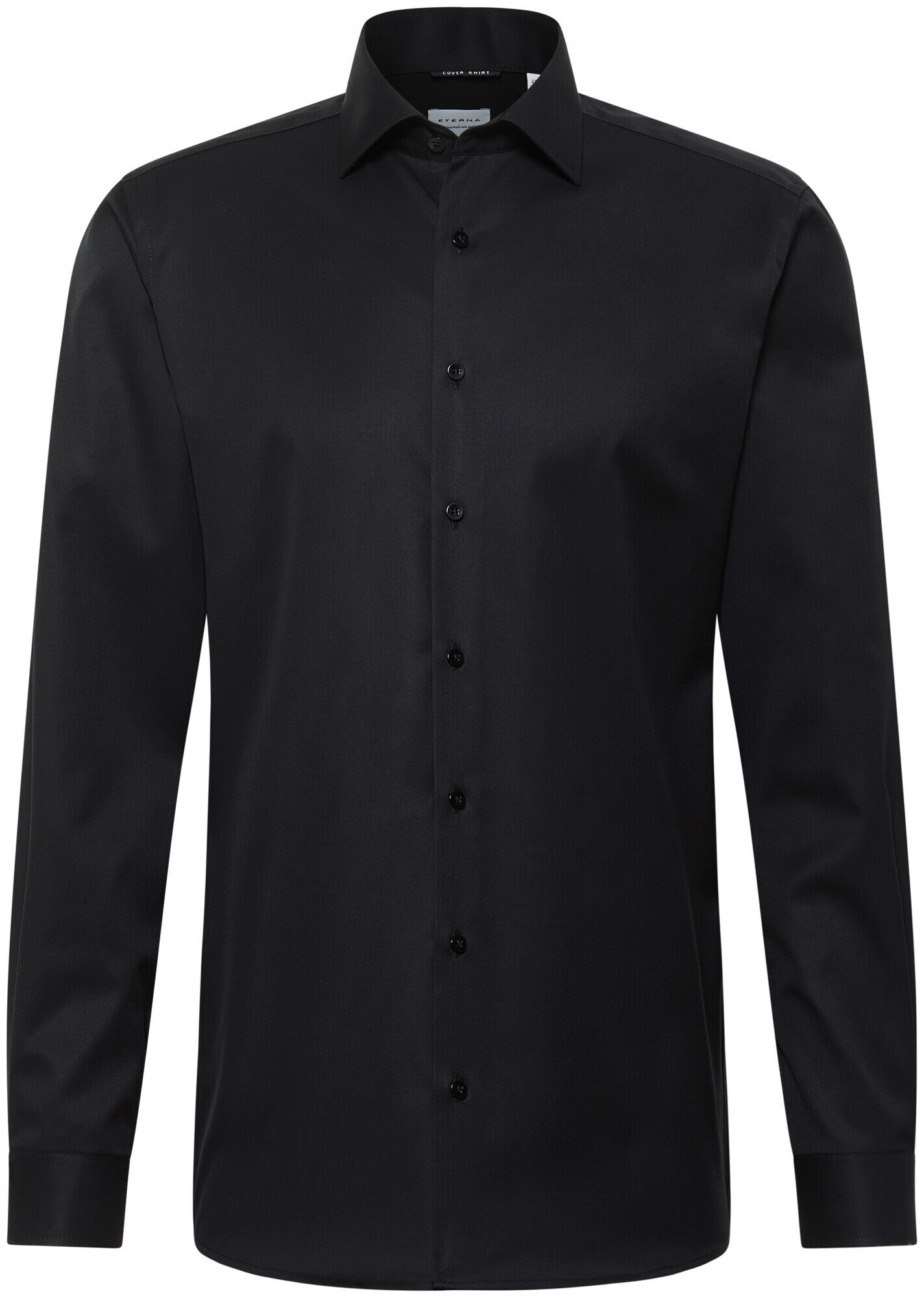 Image of Eterna Modern FIT Cover Shirt Twill Langarm schwarz 38