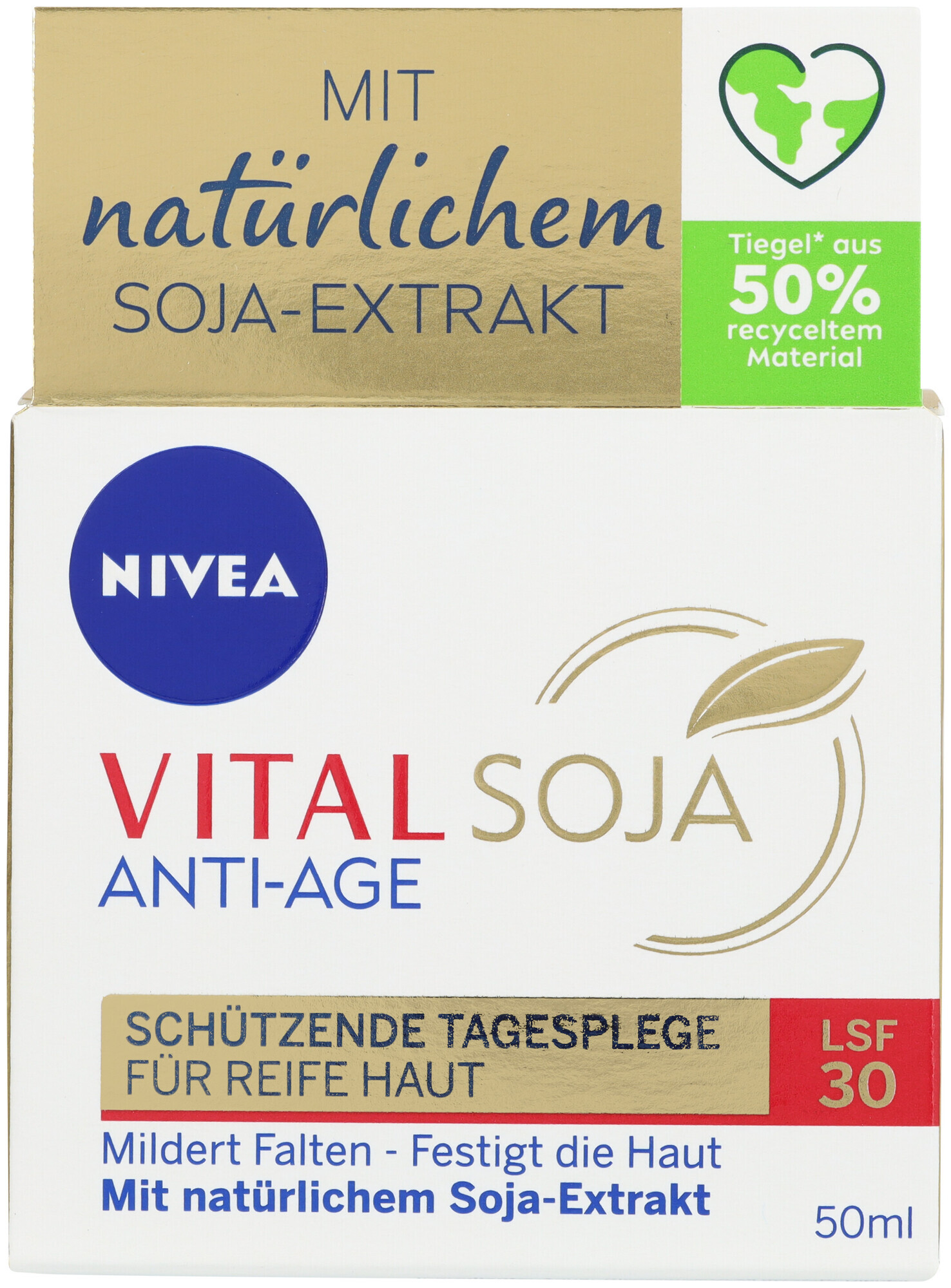 Image of Nivea Vital Soja Anti-Age Tagescreme LSF 30 (50 ml)
