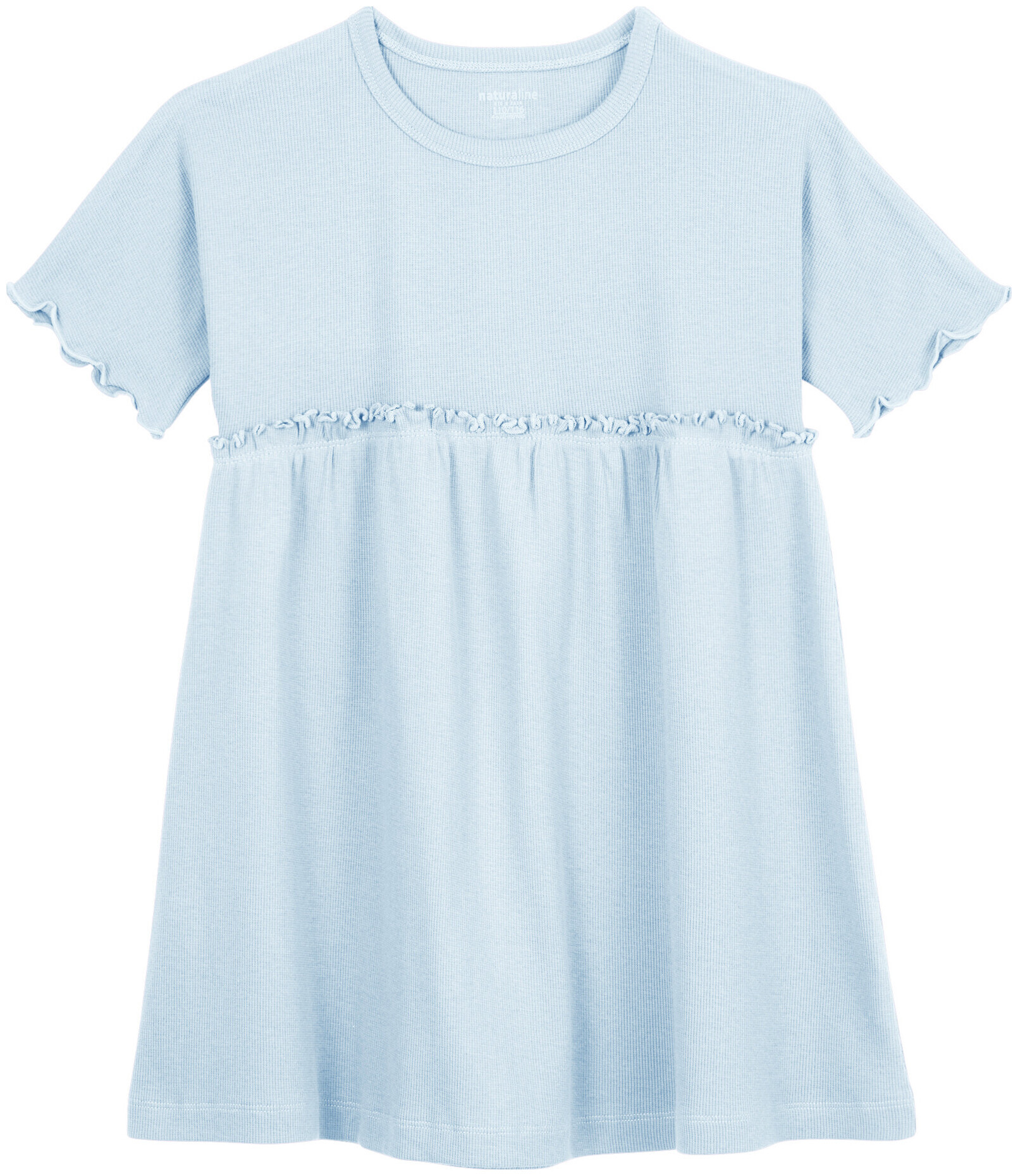 Image of Naturaline Textil Naturaline Kinder Kleid hellblau 110/116