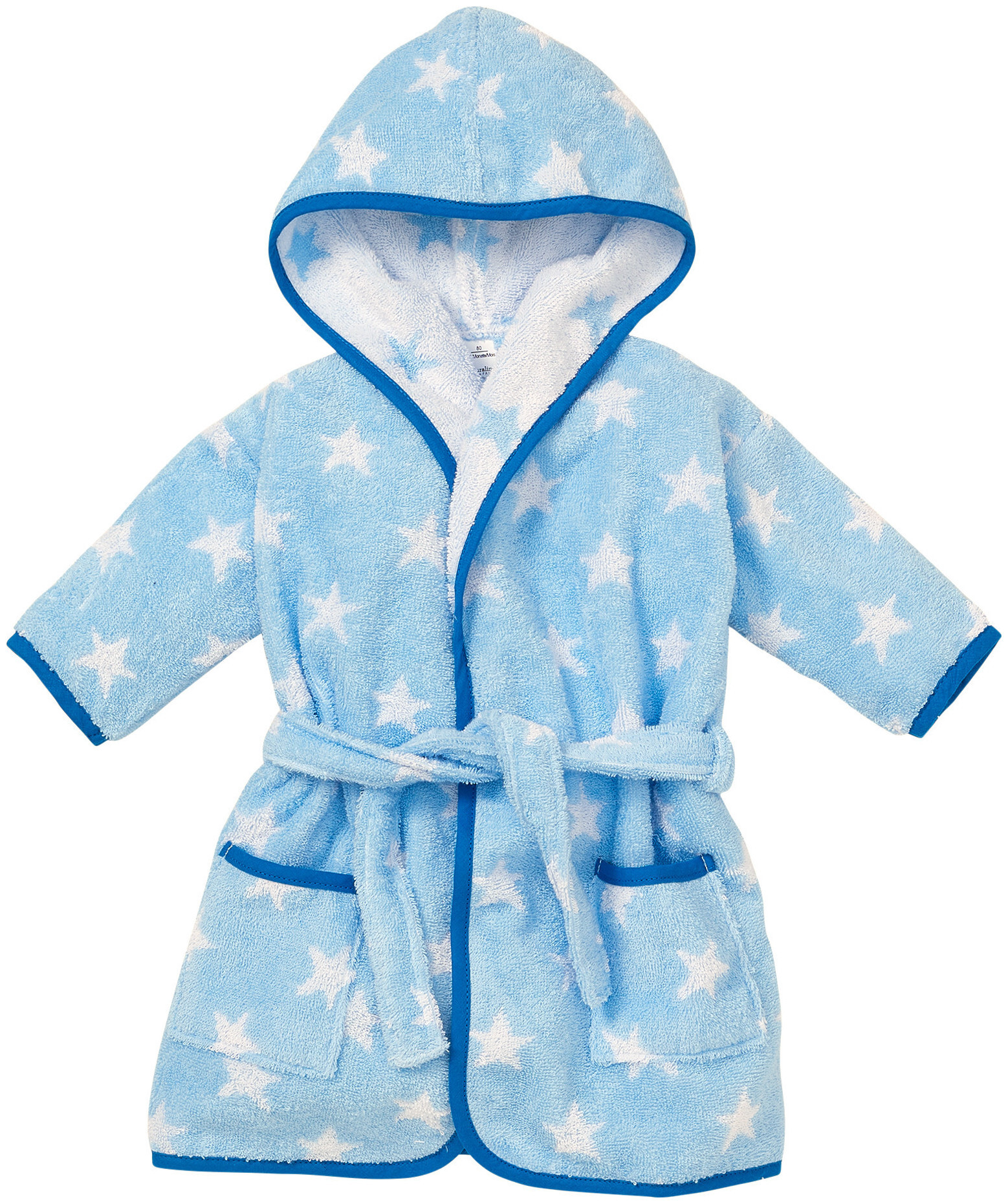 Image of Naturaline Textil Naturaline Baby Bademantel hellblau 98