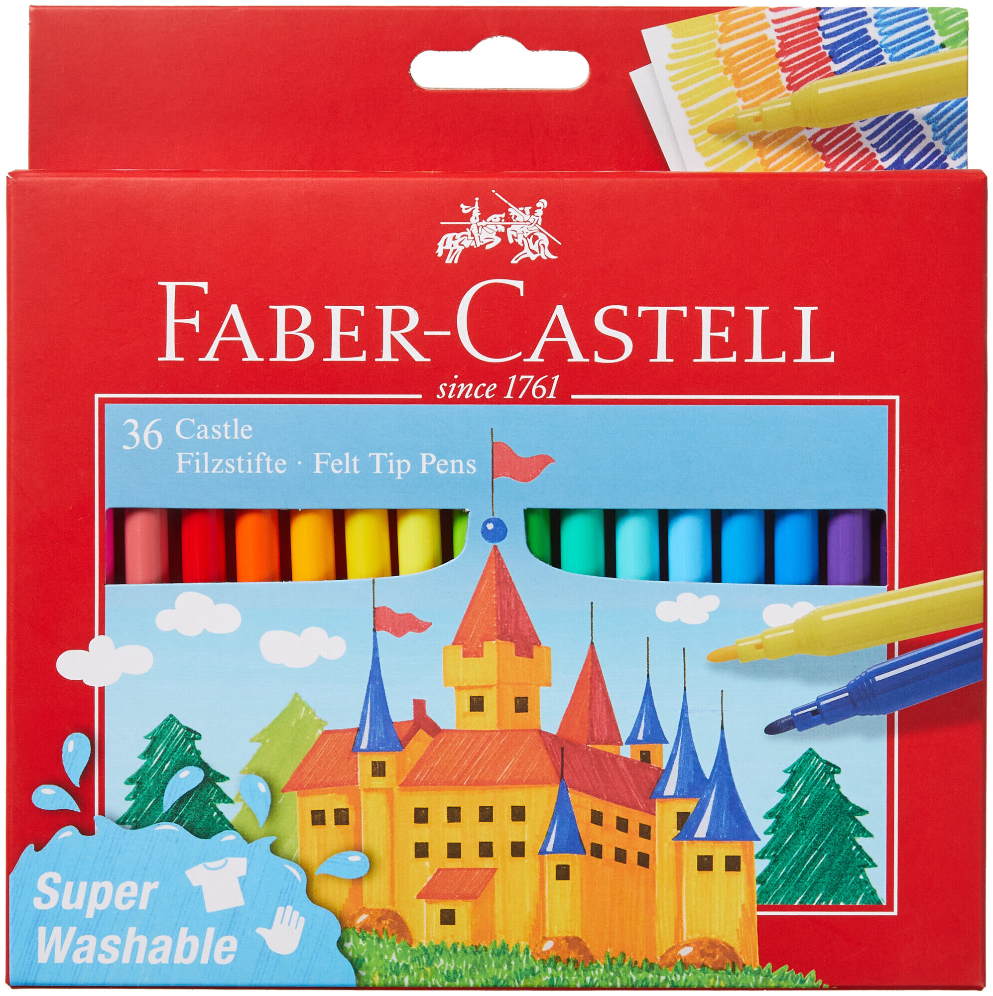 Image of Faber Castell Filzstift Castle 36er Kartonetui