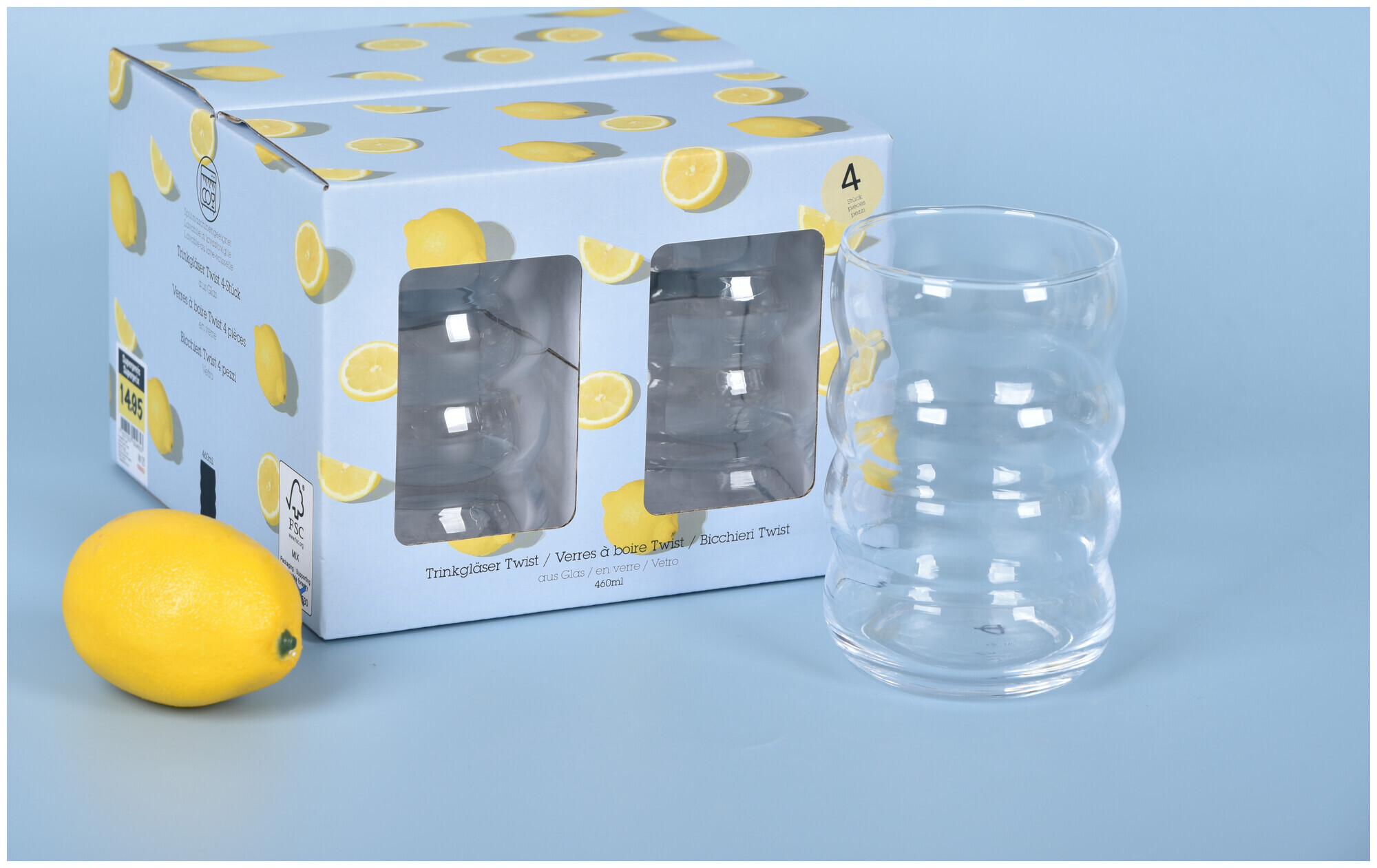 Image of Trinkgläser Twist 460ml 4St