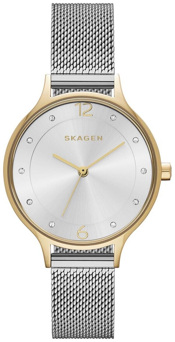 Skagen Uhr Anita Milanaise Edelstahl Bicolor