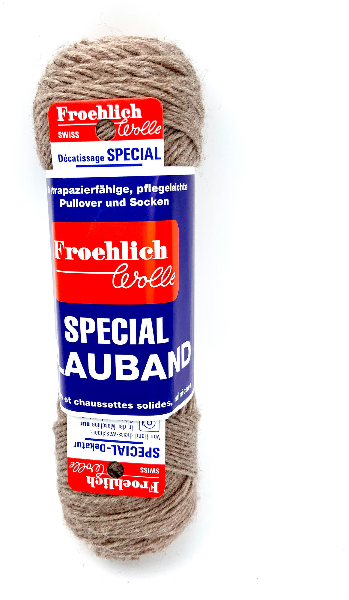 Image of Froehlich Blauband 23 Sockenwolle beige meliert 50g