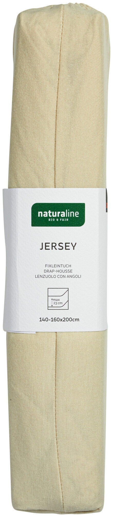 Image of Naturaline Textil Bio Fixl. Jersey 160x200 kitt