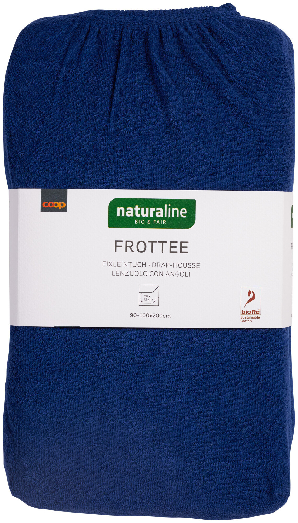 Image of Naturaline Textil Bio Fixl. Frotte 90x200 vanille