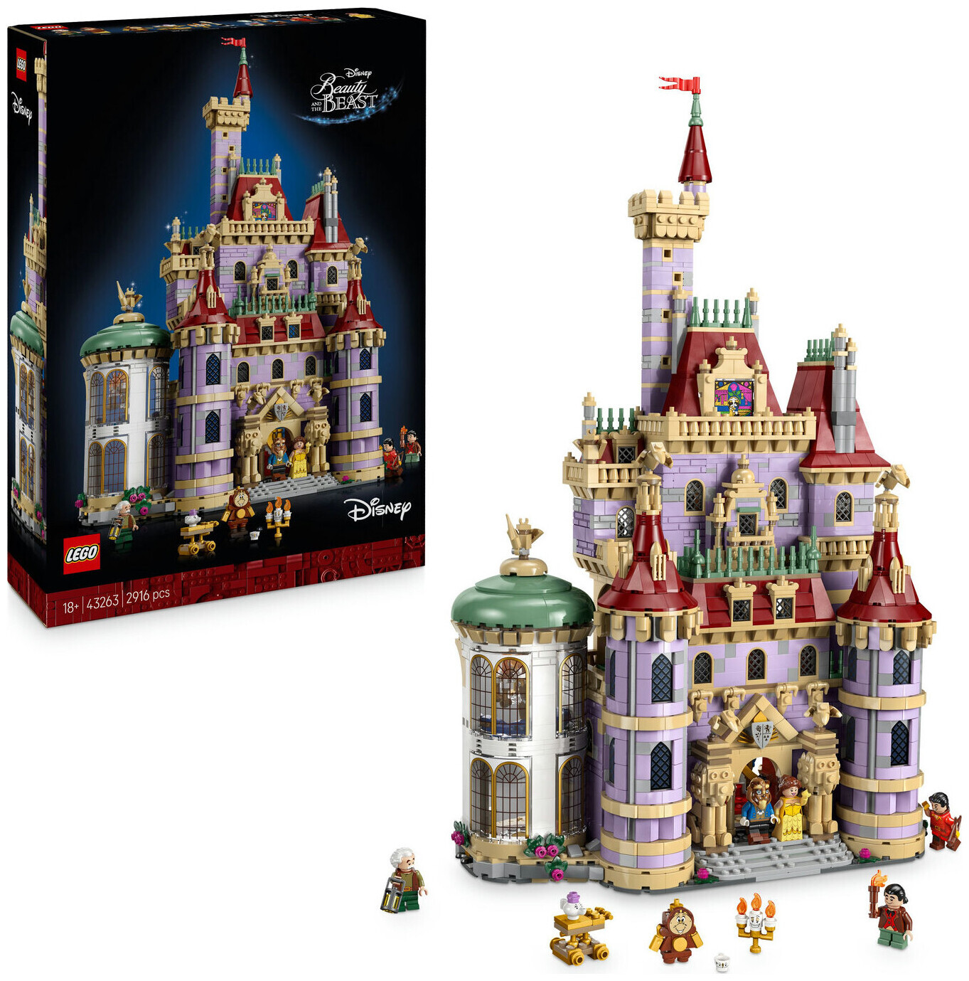 Image of Lego® Disney Princess 43263 Das Schloss aus Die Schöne und das Biest (Lego® Rare Set) 18+ Jahre