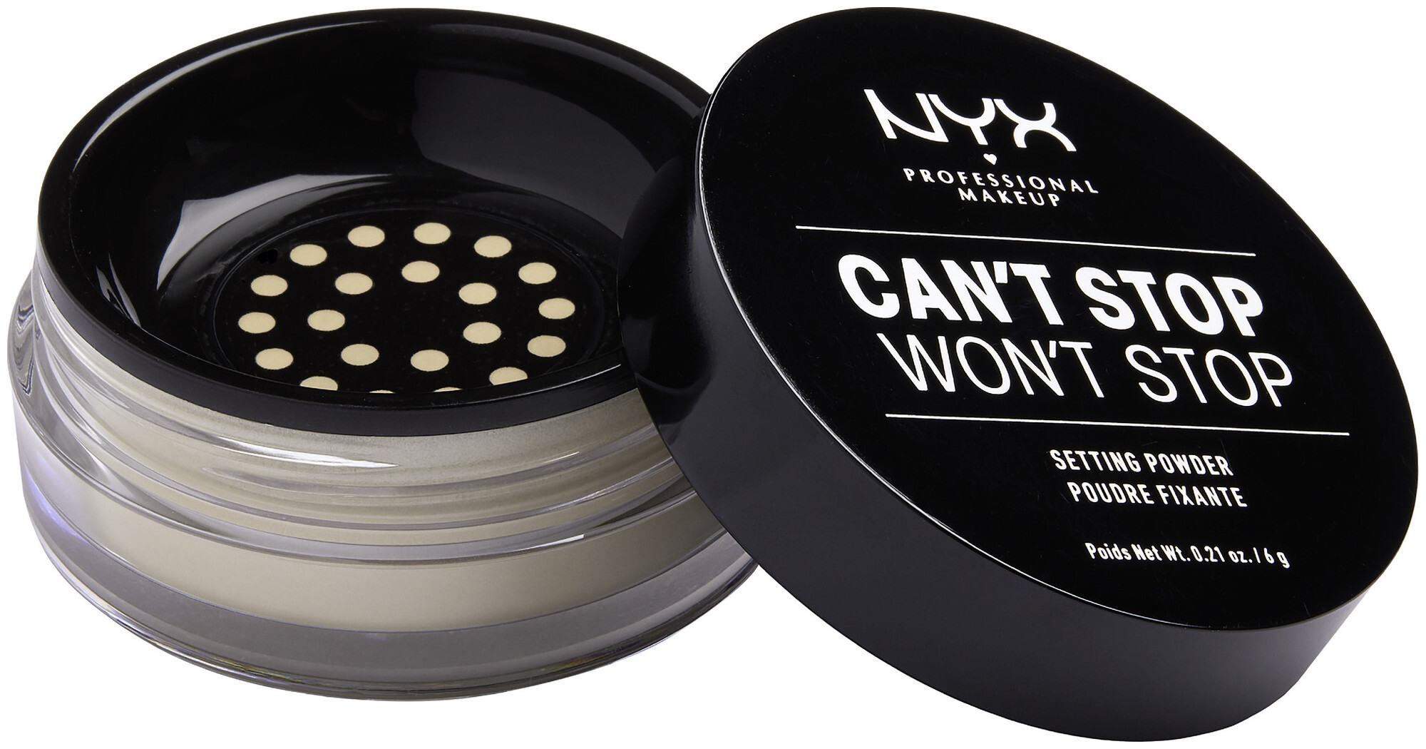 Image of NYX Professional Makeup Can't Stop Won't Stop Setting Powder, Light Medium