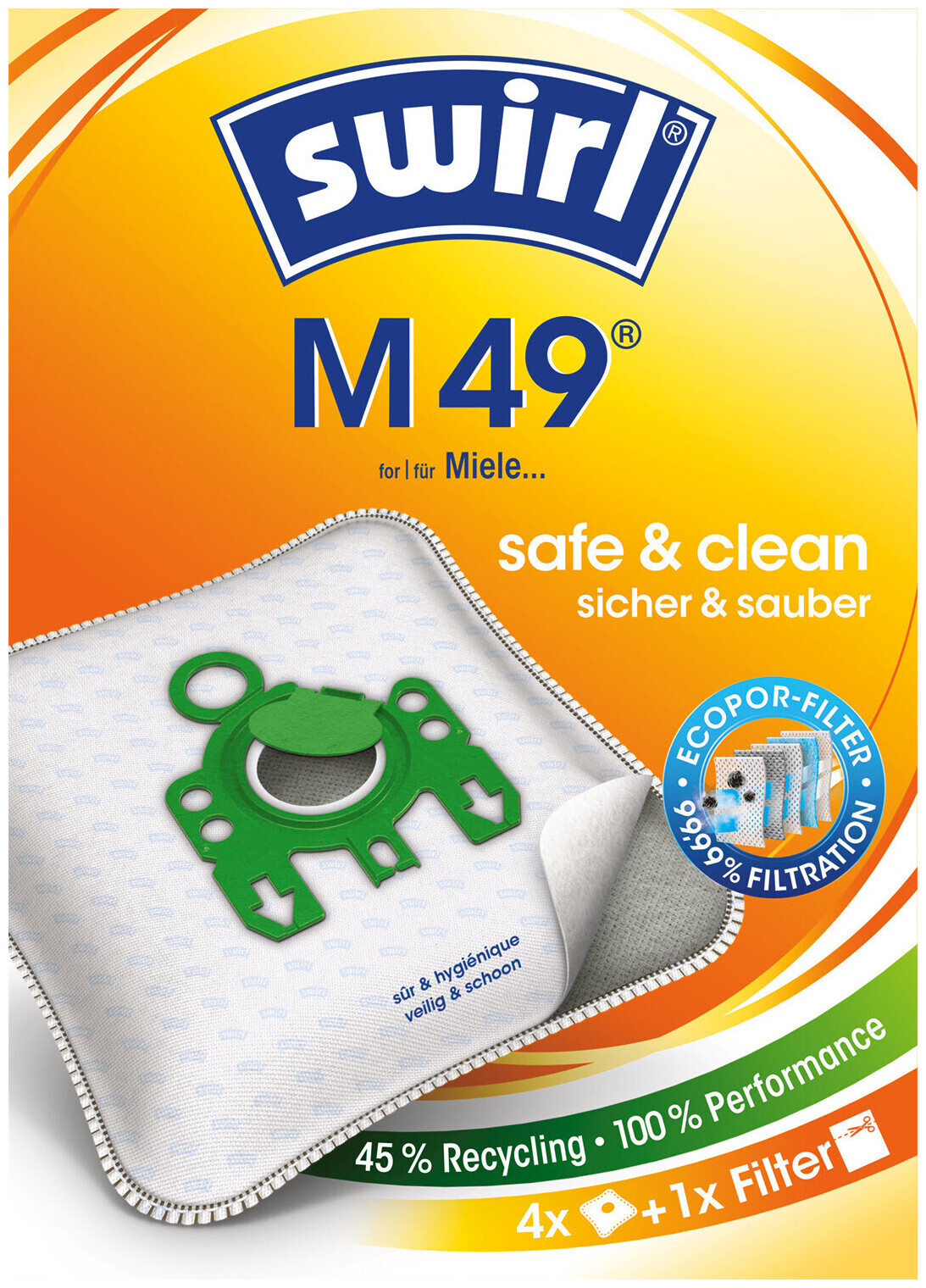 Image of Swirl Staubbeutel M 49 EcoPor
