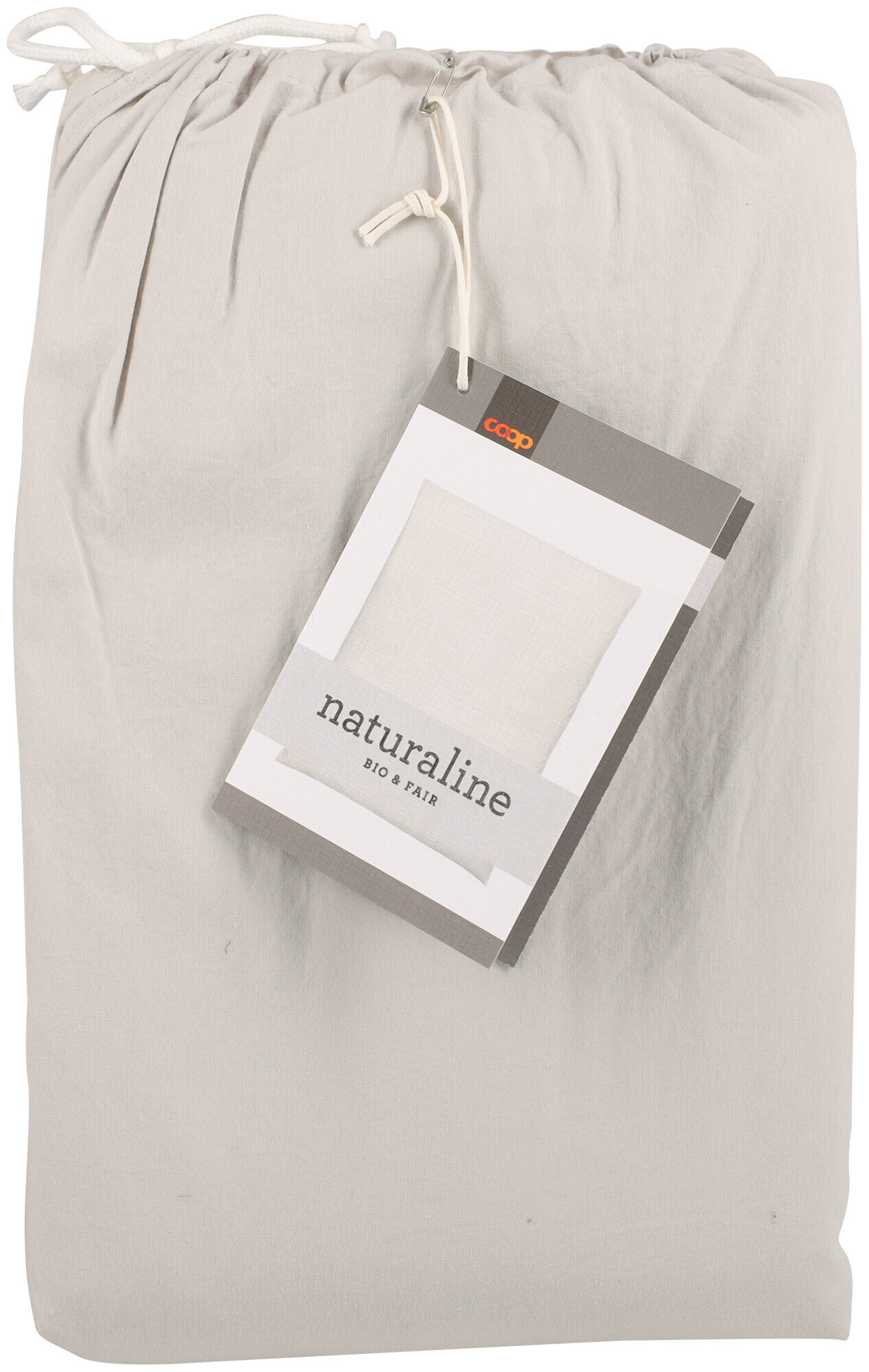 Image of Naturaline Textil Naturaline Duvetbezug silber 160x210 cm