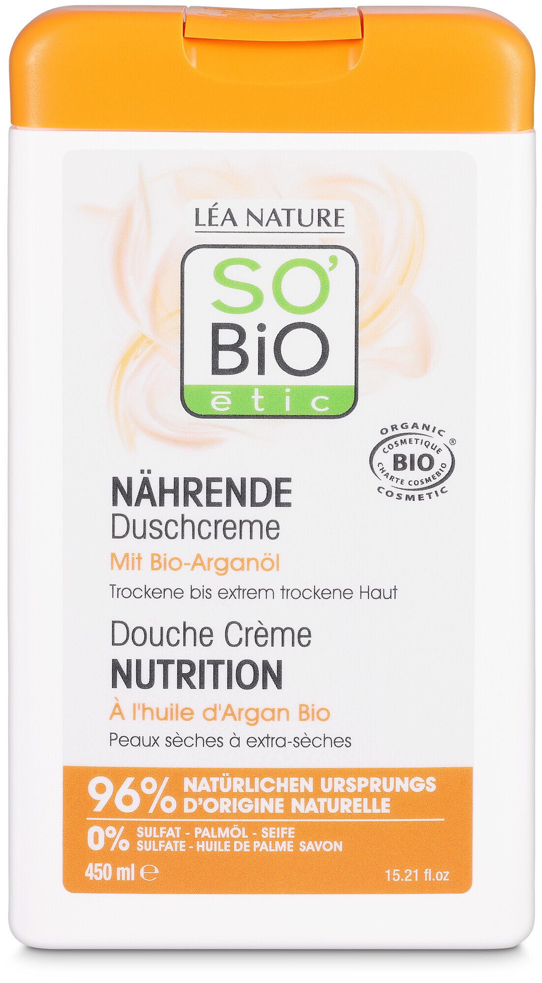 Image of LEA Nature So’bio Etic SO BiO étic Nährende Duschcreme Bio-Arganöl 450Ml