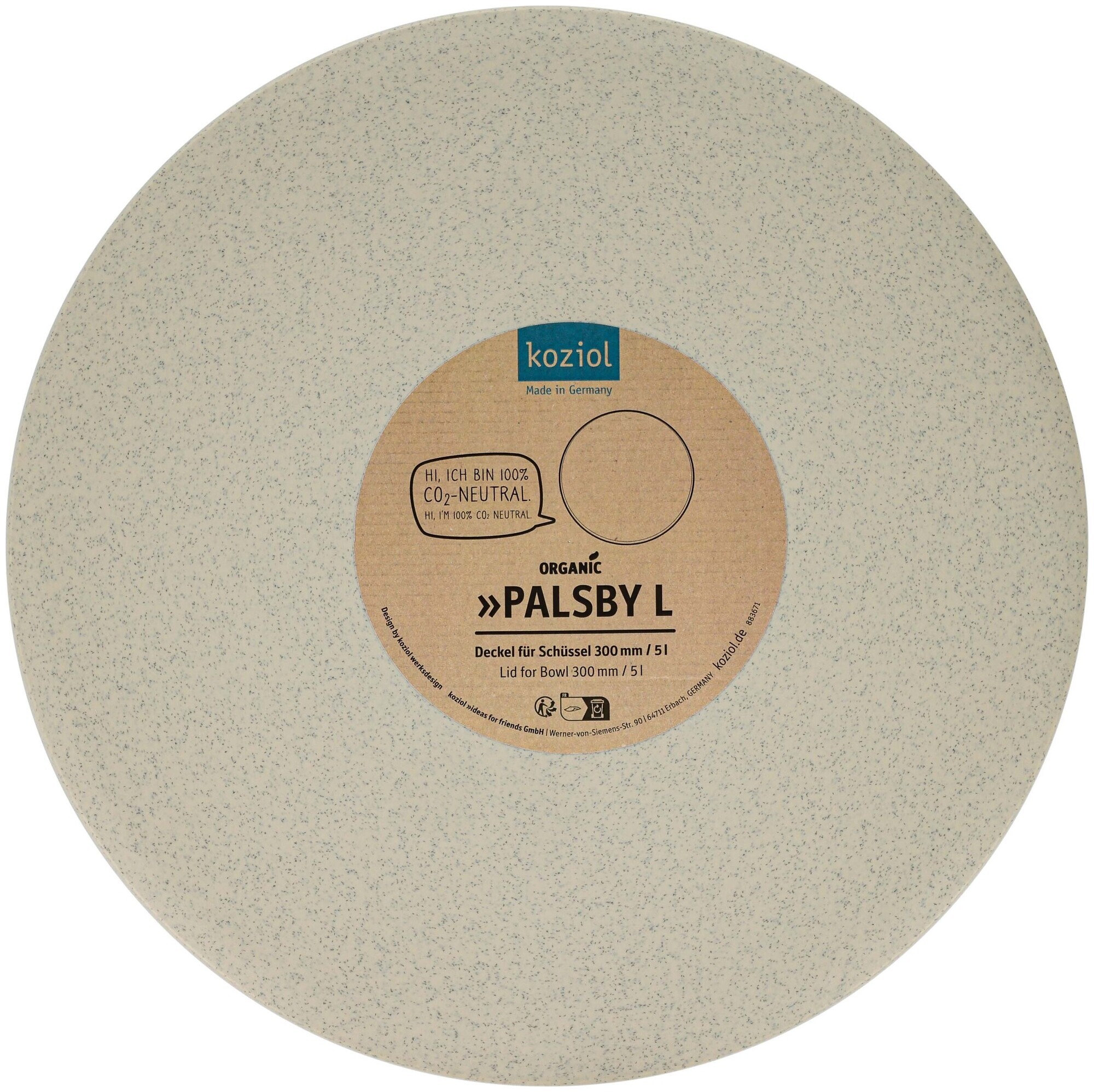 Koziol Deckel Palsby beige 5L