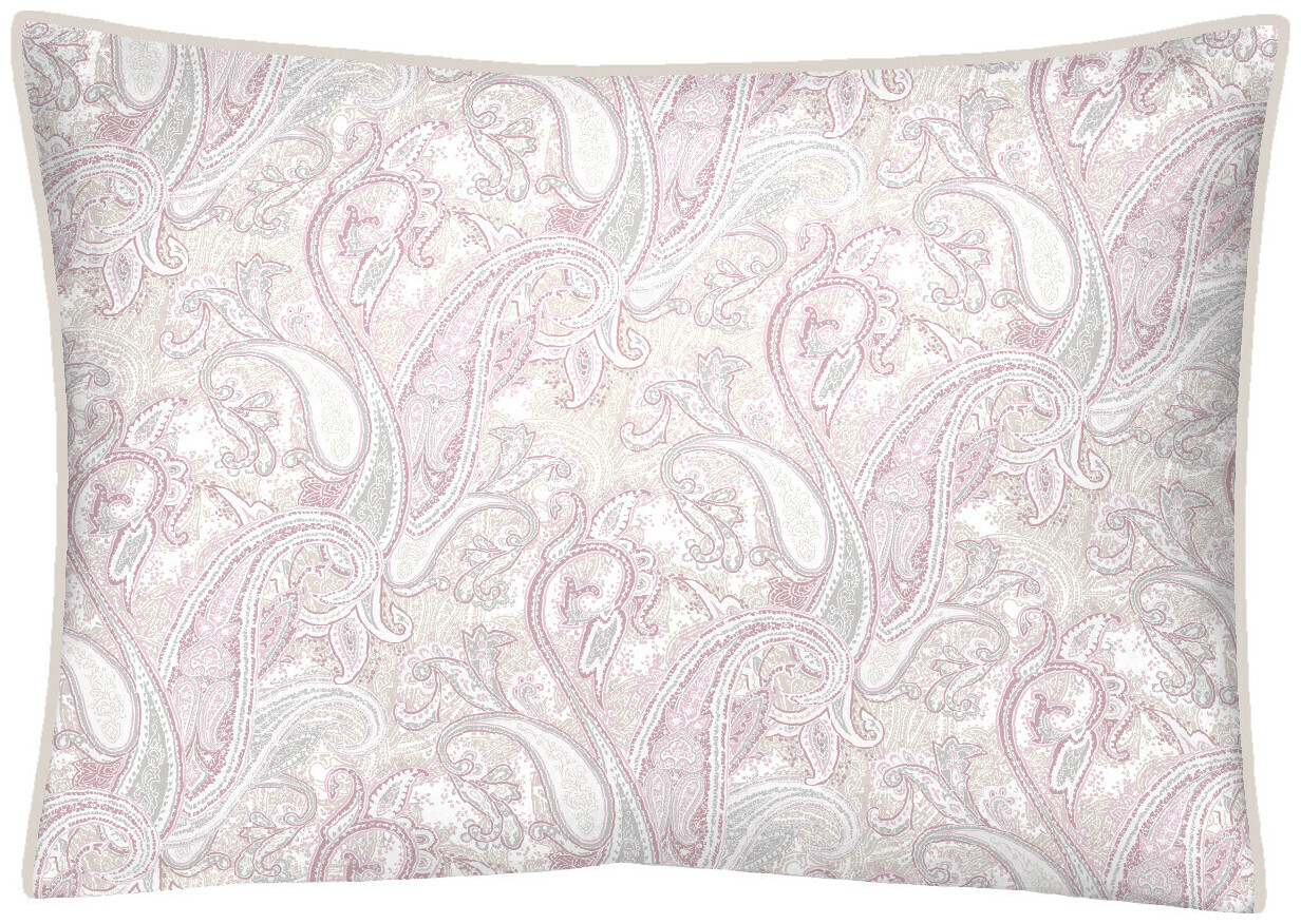 Image of Inhouse Kissen Gots Satin 50x70 Paisley rosa