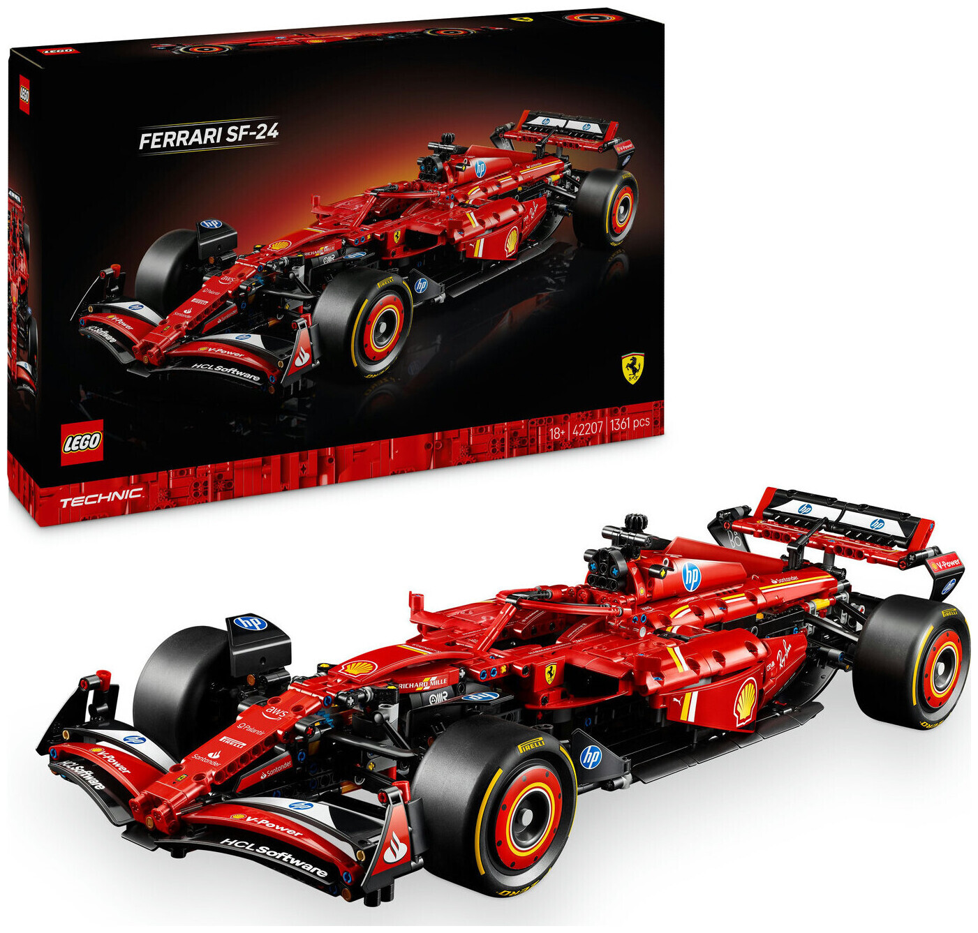 Lego Technic Lego Technic Ferrari Sf-24 F1 Voiture de course 42207 18+ ans