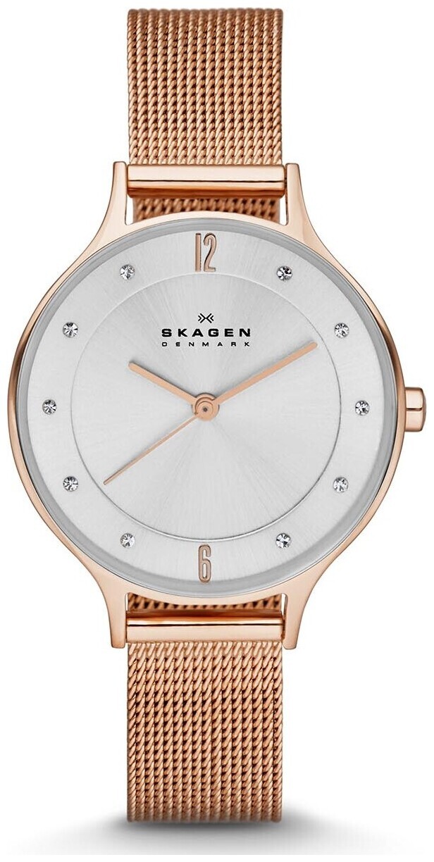 Skagen Uhr Anita Milanaise Edelstahl roségoldfarben