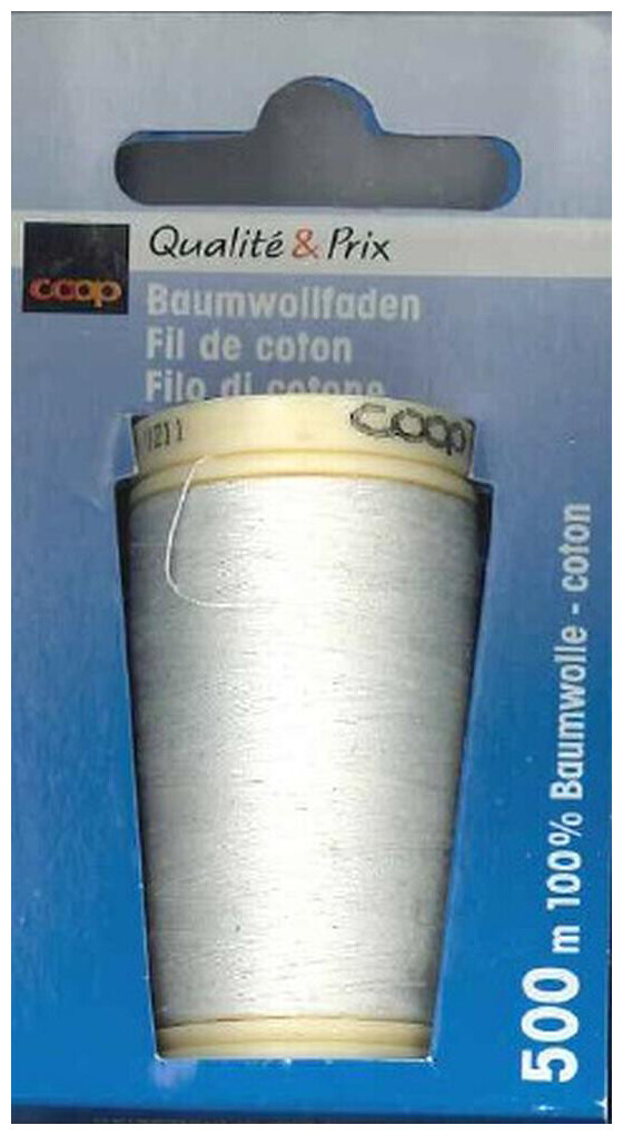 Image of Coop Baumwollfaden 500m weiss 4000