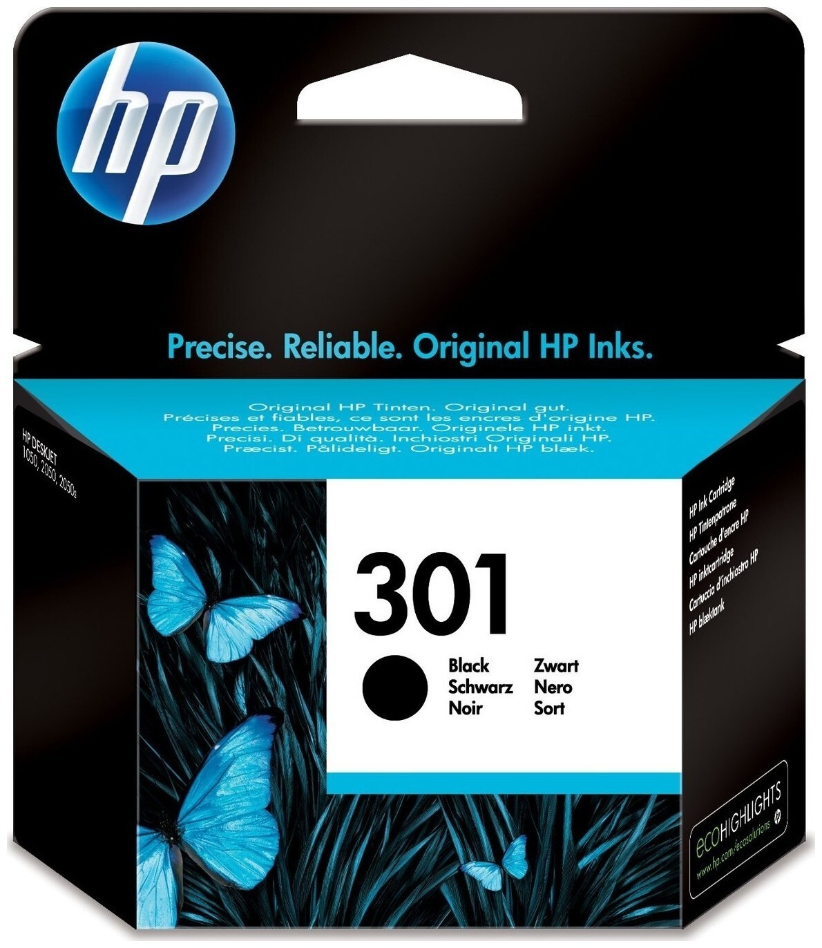 Image of HP Tintenpatrone 301 black DeskJet Ch561Ee