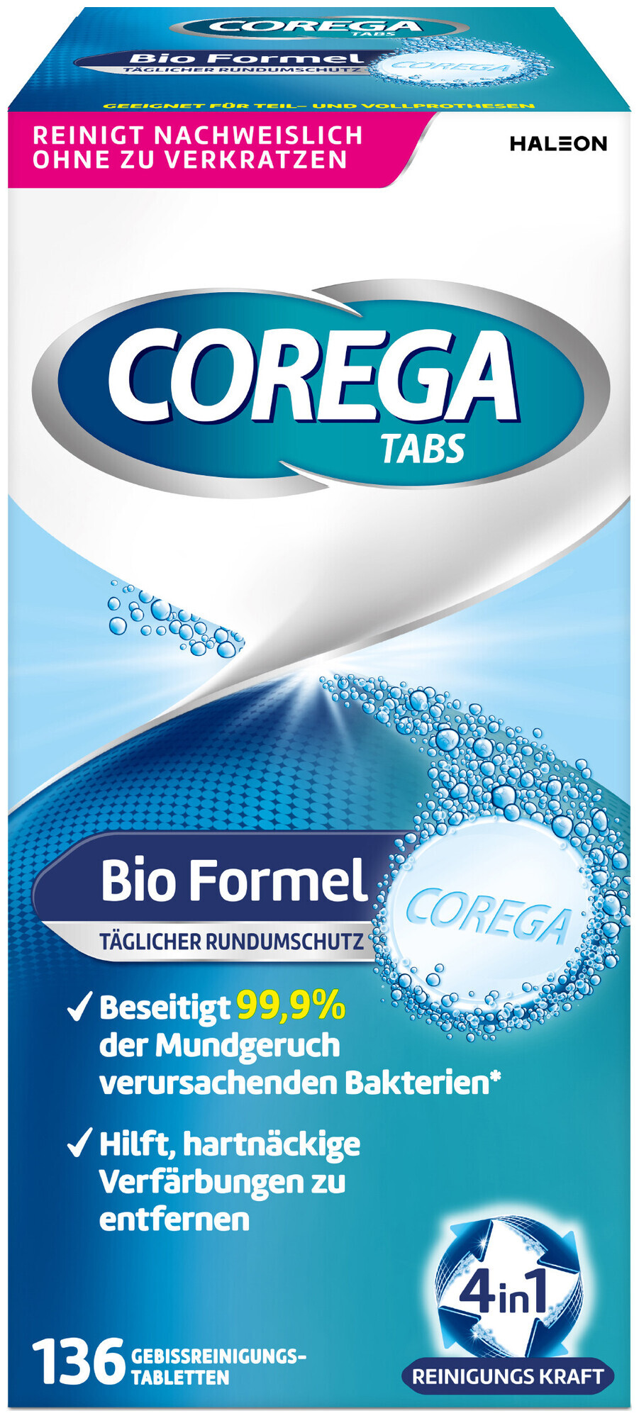 Image of Corega Tabs Bio-Formel 136 Stück