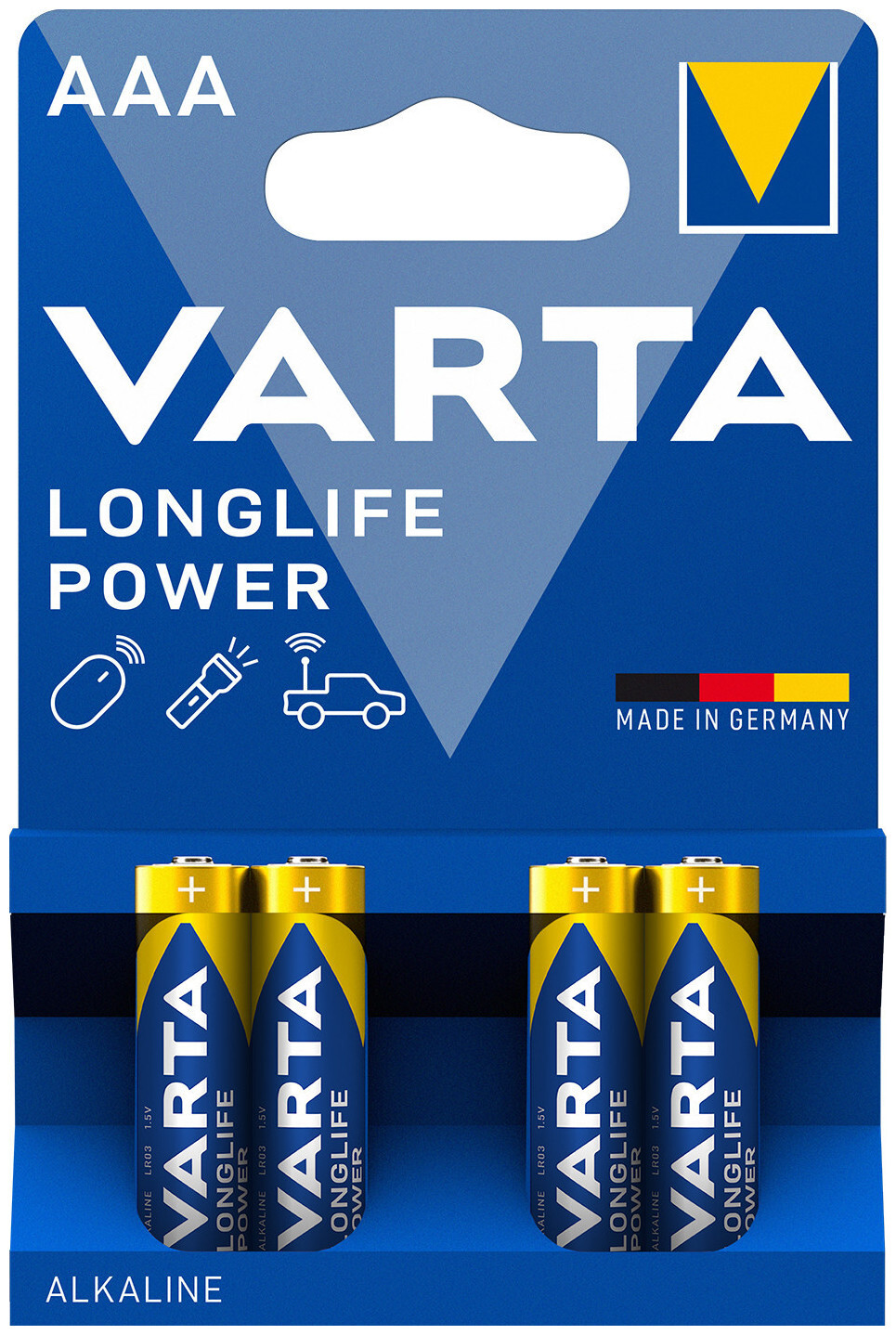 Image of Varta Batterien Longlife Power Aaa/Lr03 2x 4 Stück