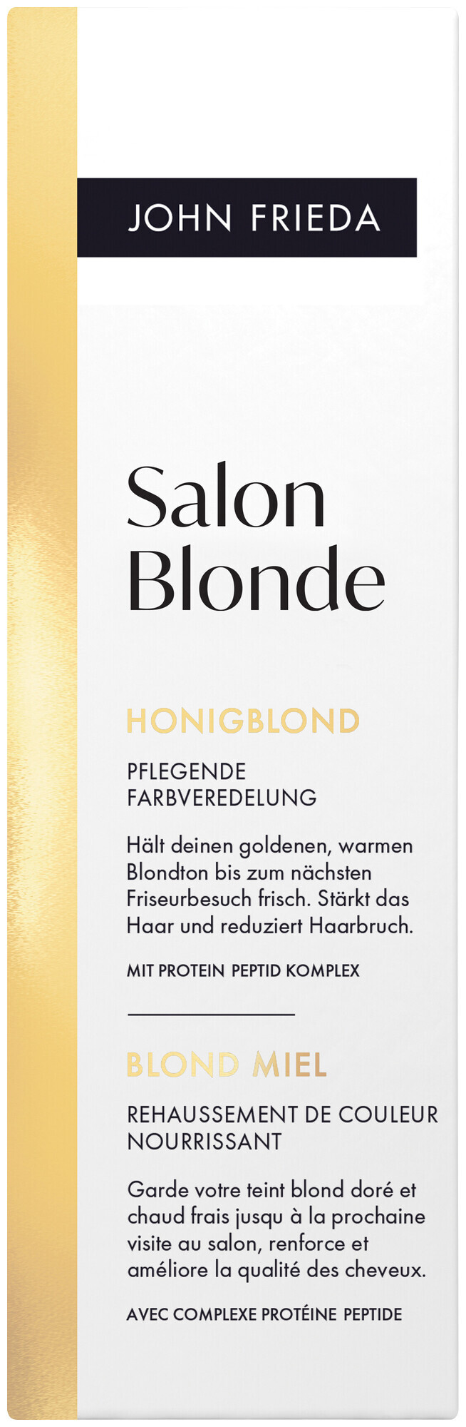 John Frieda Salon Blonde Honigblond Pflegende Farbveredelung 120 ml