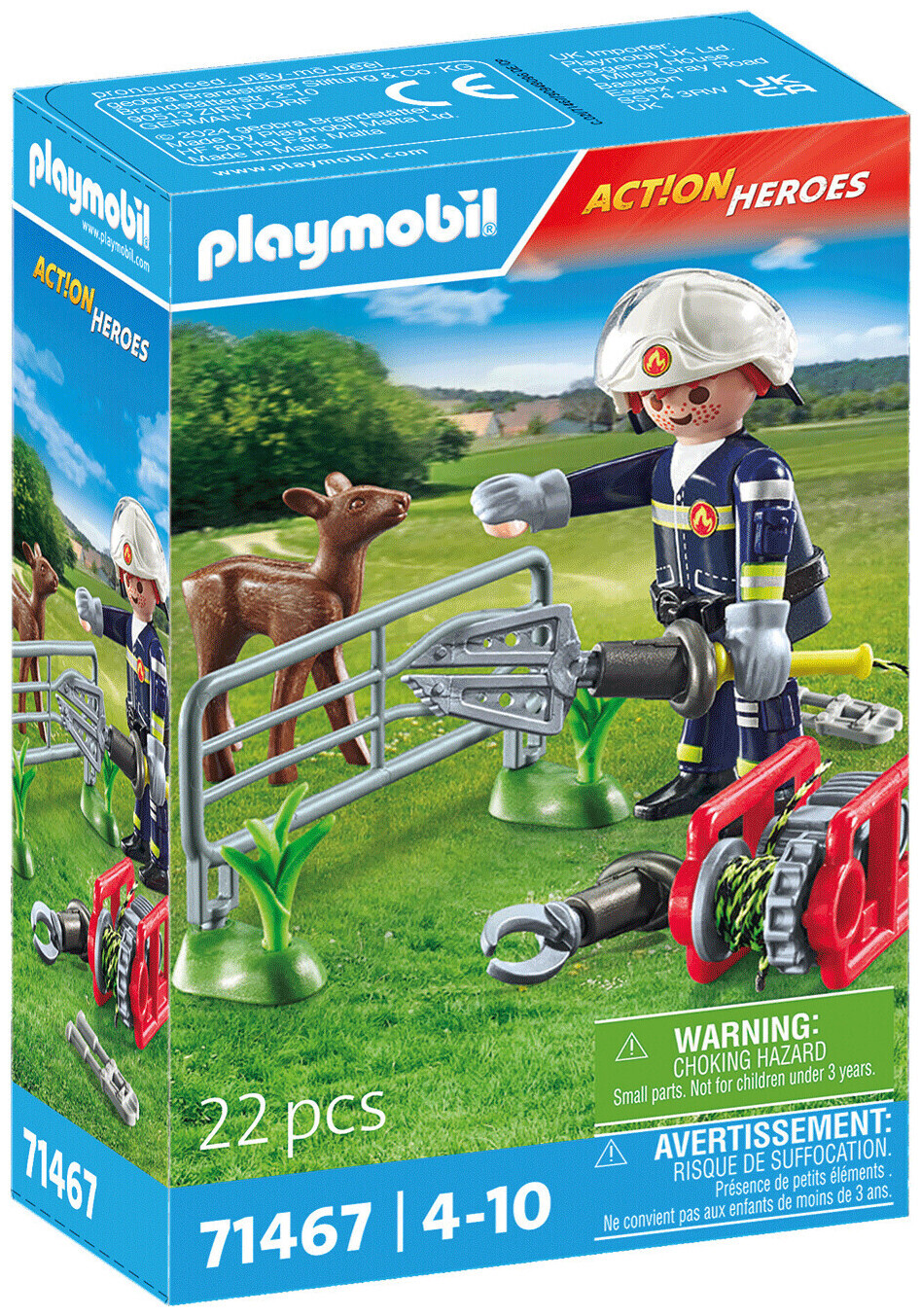 Image of Playmobil Feuerwehr-Tierrettung