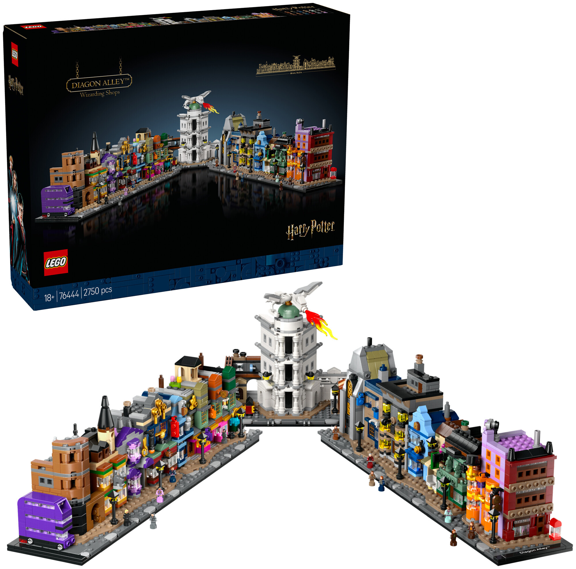 Lego Harry Potter Lego Harry Potter 76444 Die Zauberläden der Winkelgasse ab 18 Jahren