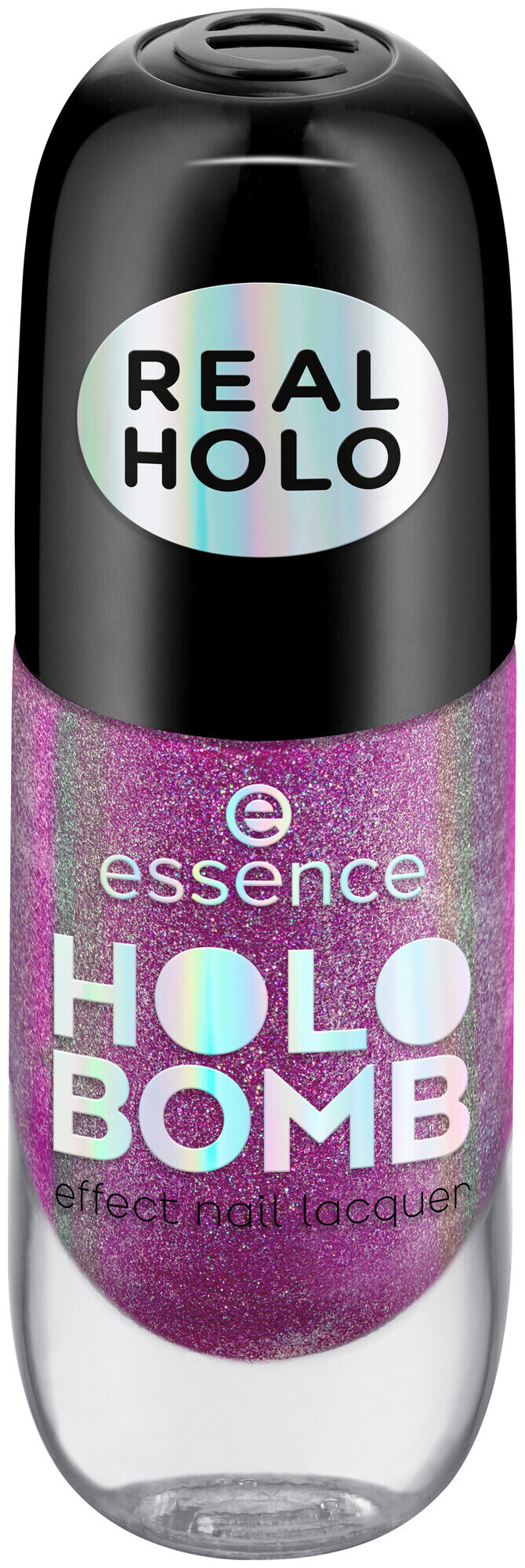 Image of essence Holo Bomb effect nail lacquer 02 Holo Moly 8 ml