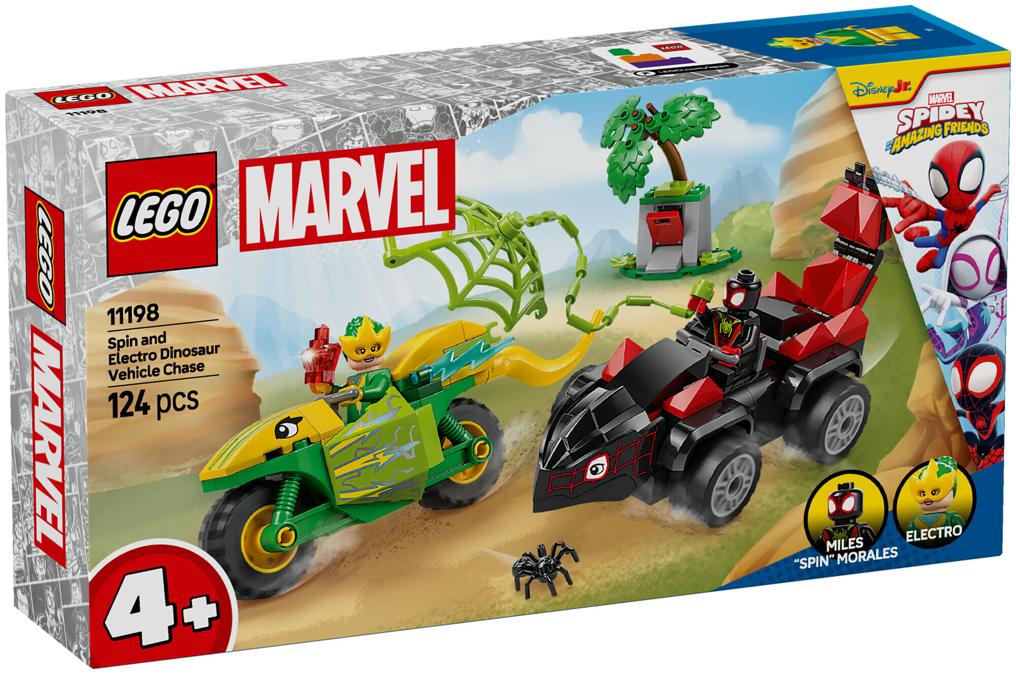 Image of Lego Marvel Lego® Marvel 11198 Spin und Electro in ihren Dino-Flitzern ab 4 Jahren