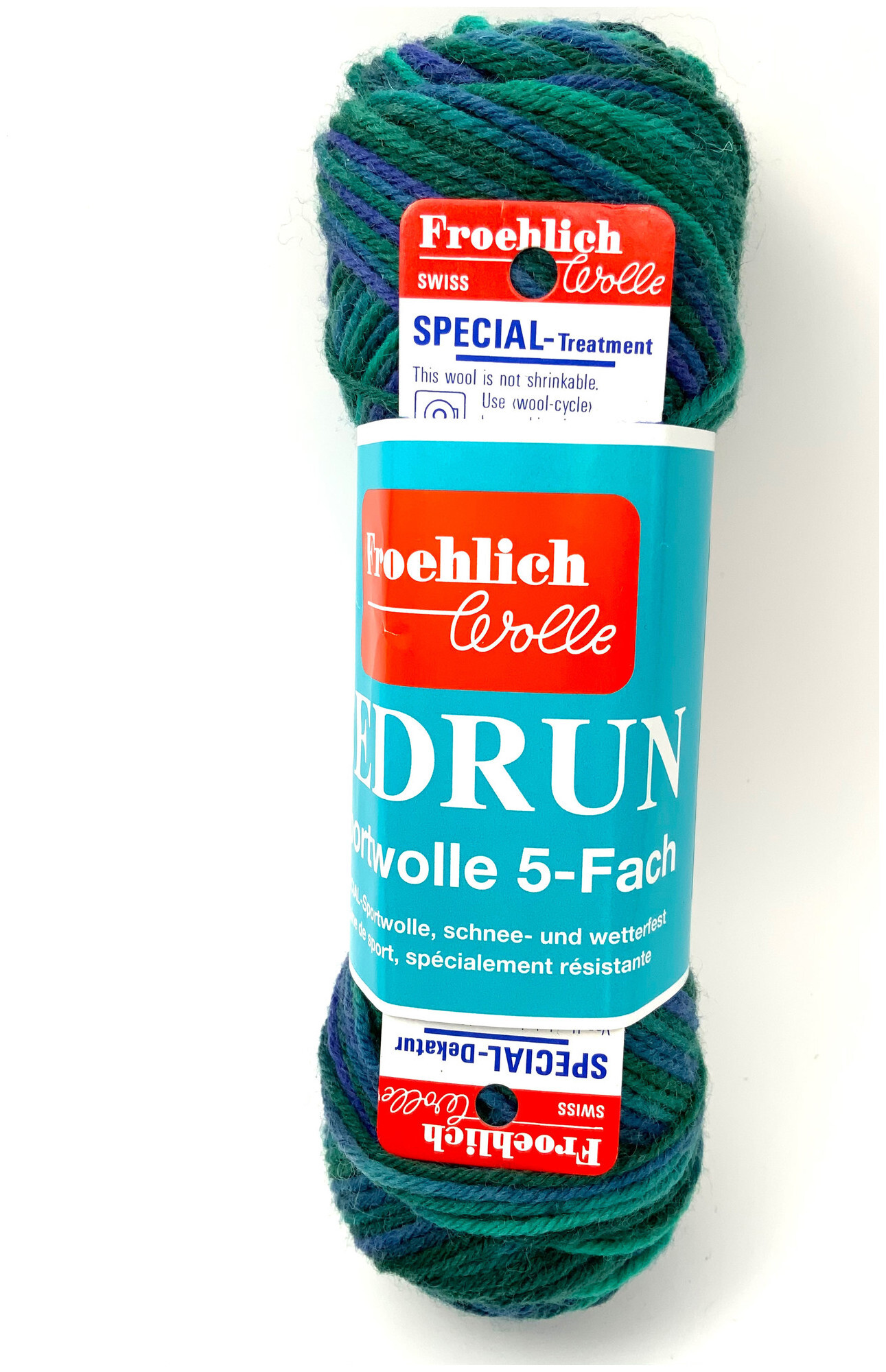 Image of Froehlich Sedrun 5411 Sportsockenwolle grün-lila 50g