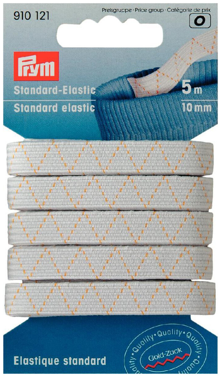 Image of Prym Standard-Elastic weiss 10 mm 5 m