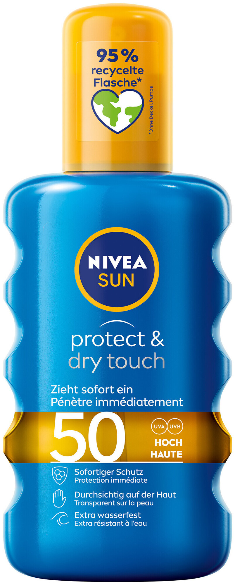 Image of Nivea Sun Protect & Dry Touch Sonnenspray LSF 50