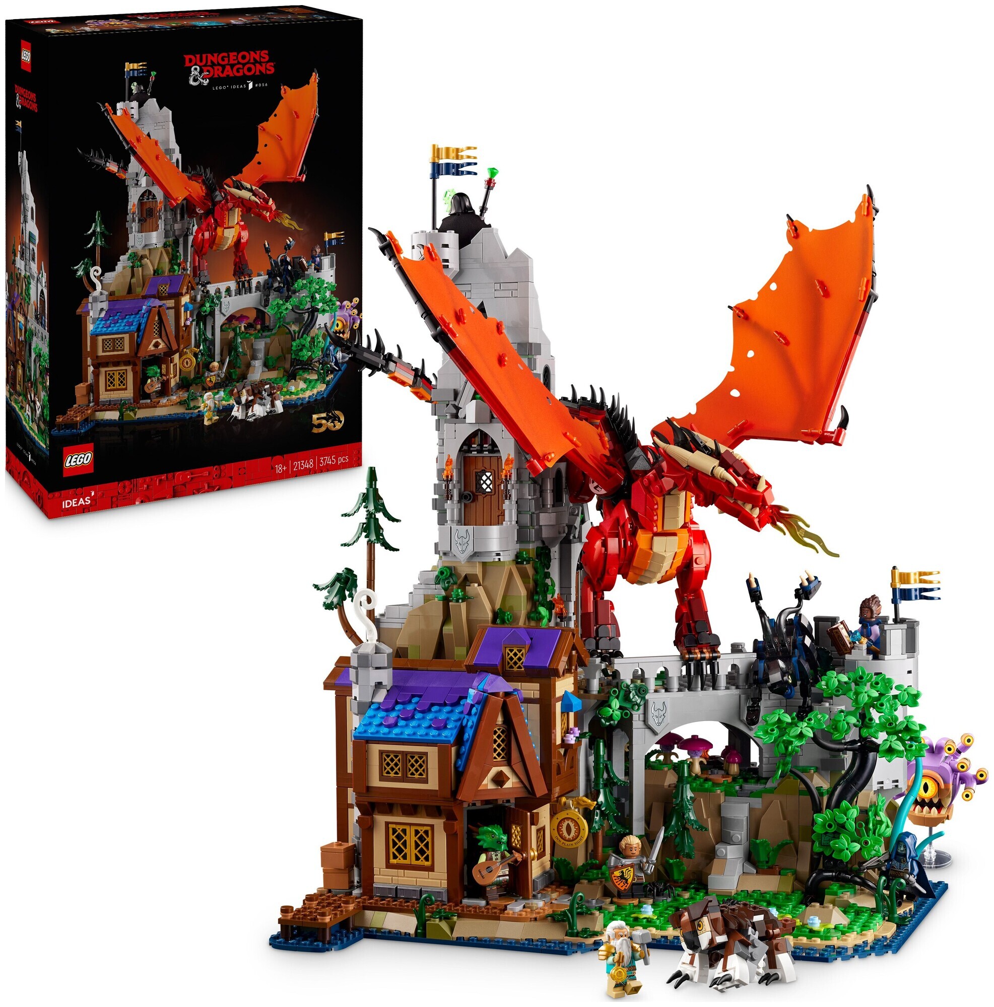 Image of Lego® Ideas 21348 Dungeons & Dragons: Die Sage vom Roten Drachen (Lego® Rare Set)