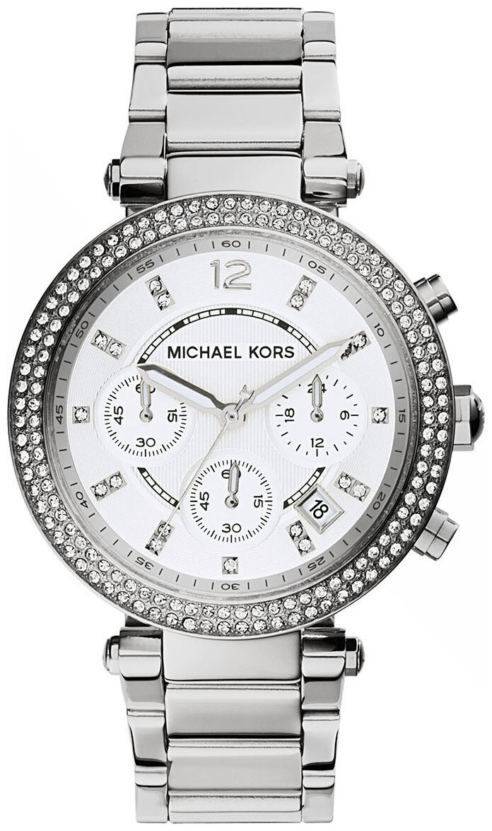 Image of Michael Kors Uhr Parker Glitz silberfarben