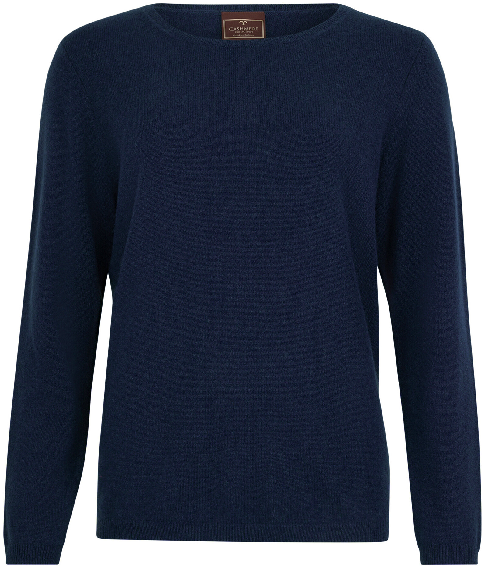 Image of Cashmere Damen Pullover Rundhals navy S