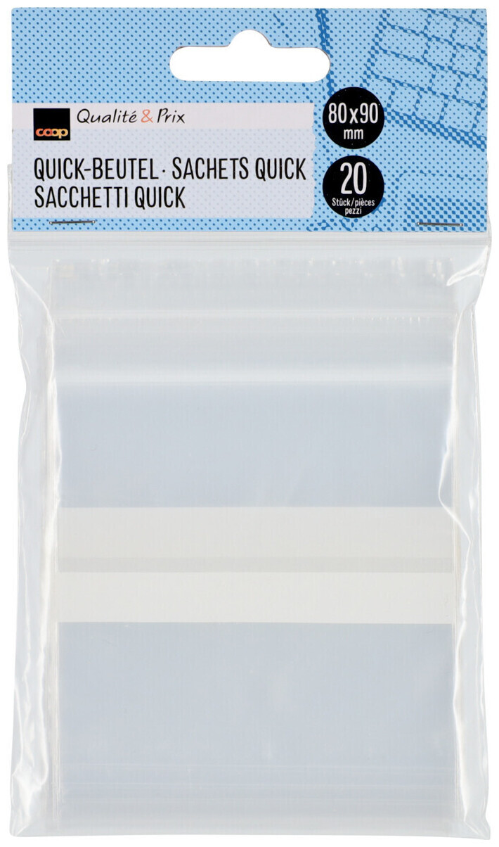 Image of Coop Qualité&Prix Quickbeutel 80x90mm 20 Stück