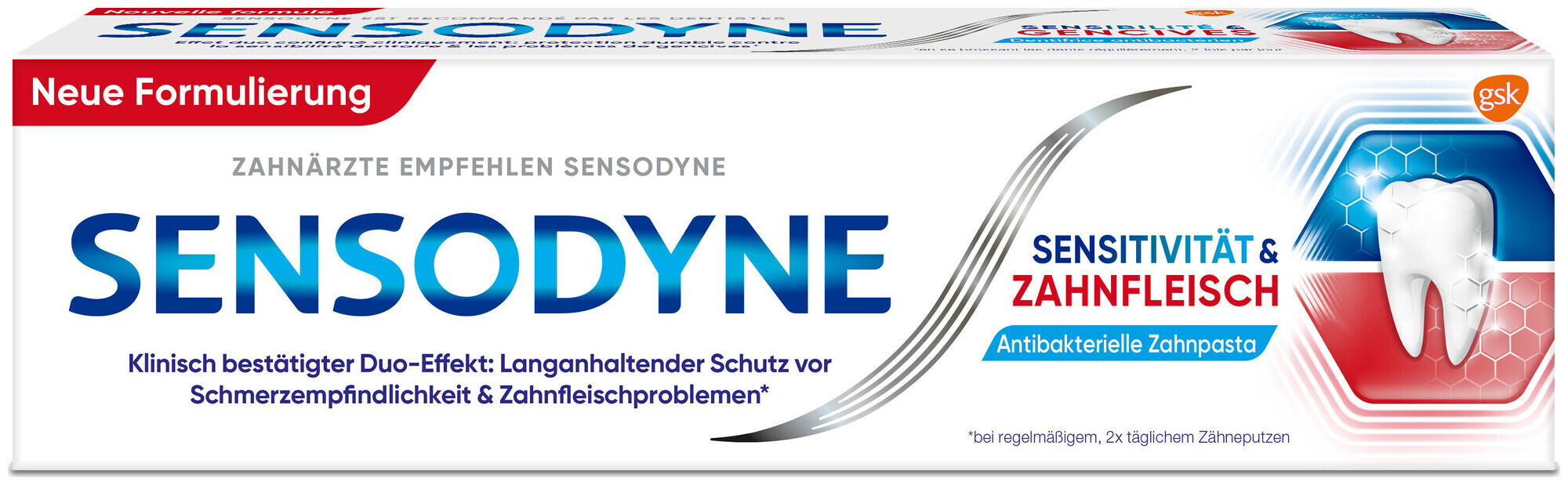 Image of Sensodyne Zahnpasta Sensitivität & Zahnfleisch