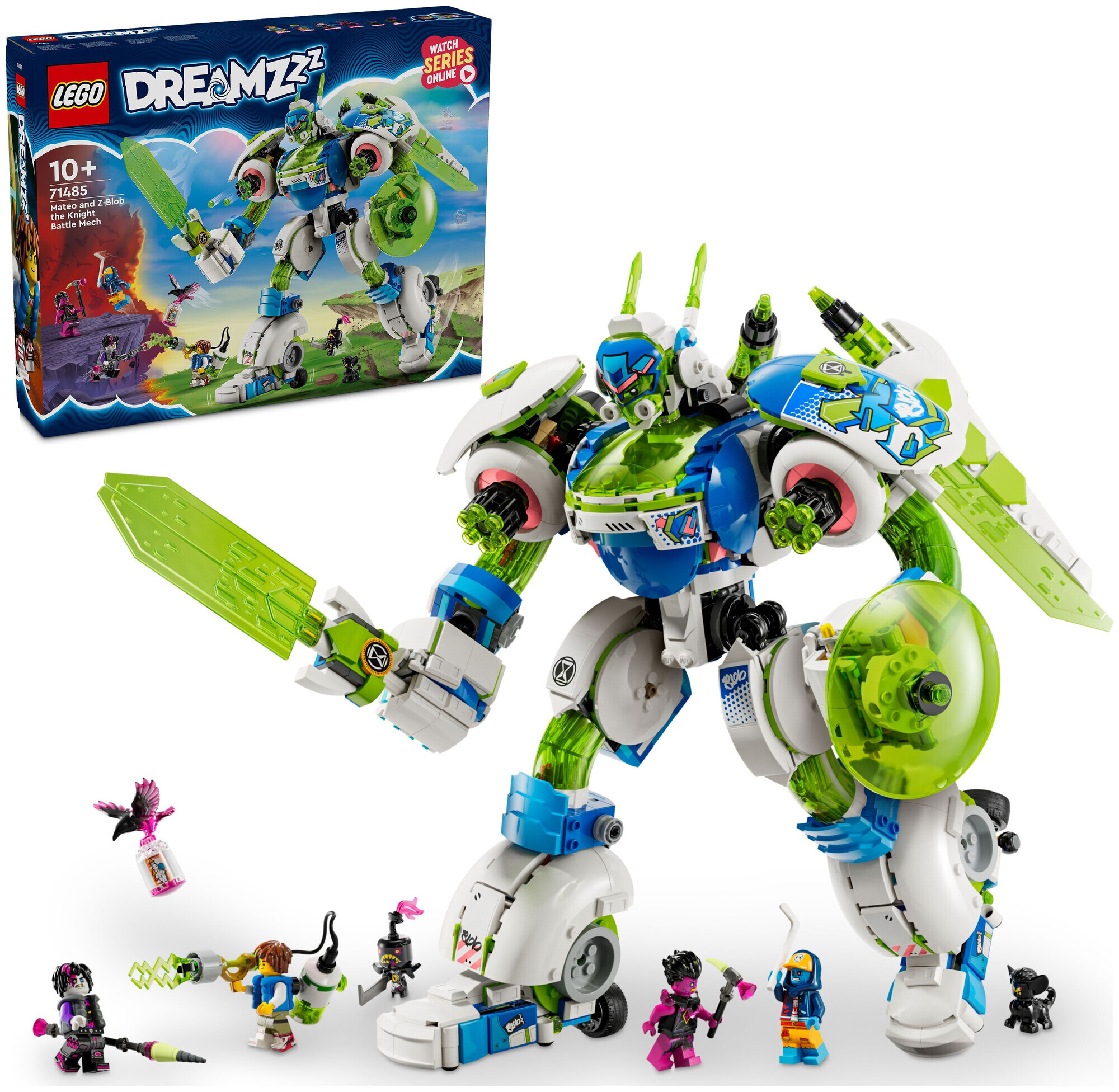 Image of Lego Dreamzzz Lego® DREAMZzz™ 71485 Mateo und Z-Blob der Ritter-Mech