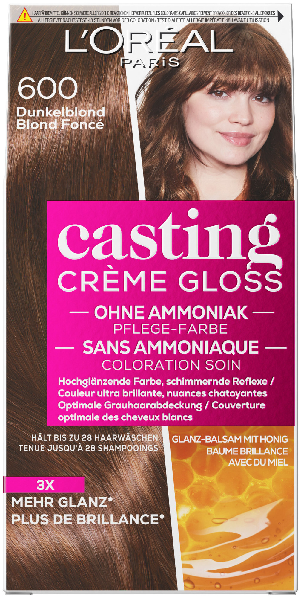 Image of Casting Creme Gloss L'Oréal Paris Casting Crème Gloss 600 Dunkelblond, 1.0Stk