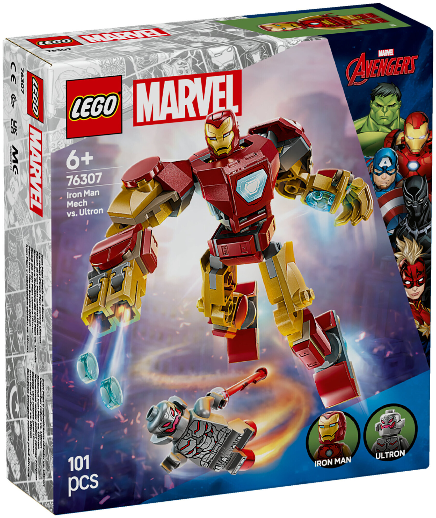 Lego Marvel Lego Marvel 76307 Iron Man Mech vs Ultron, ab 6 Jahren