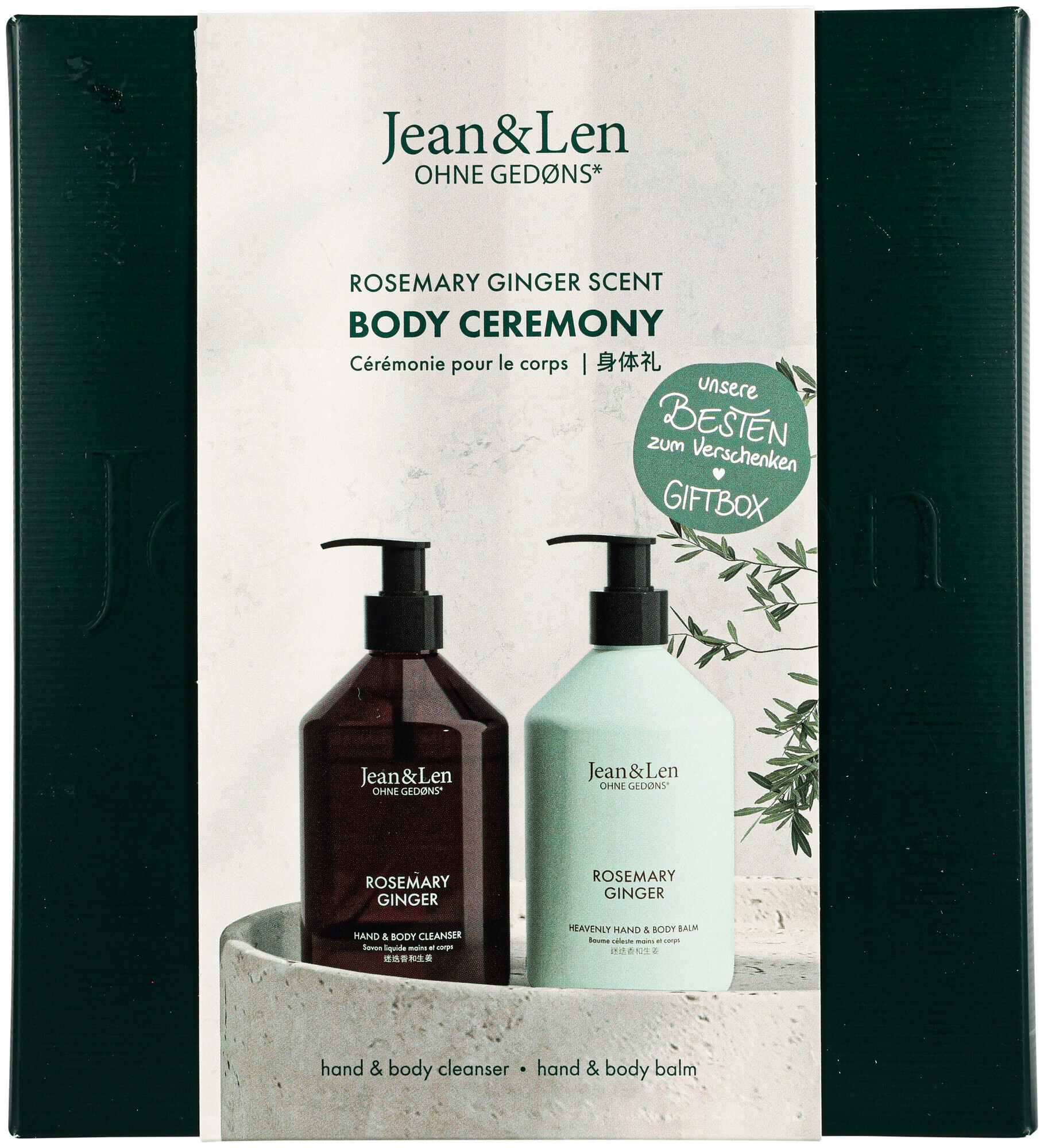 Image of Jean&Len Geschenkset S: Body Ceremony Rosemary/Ginger