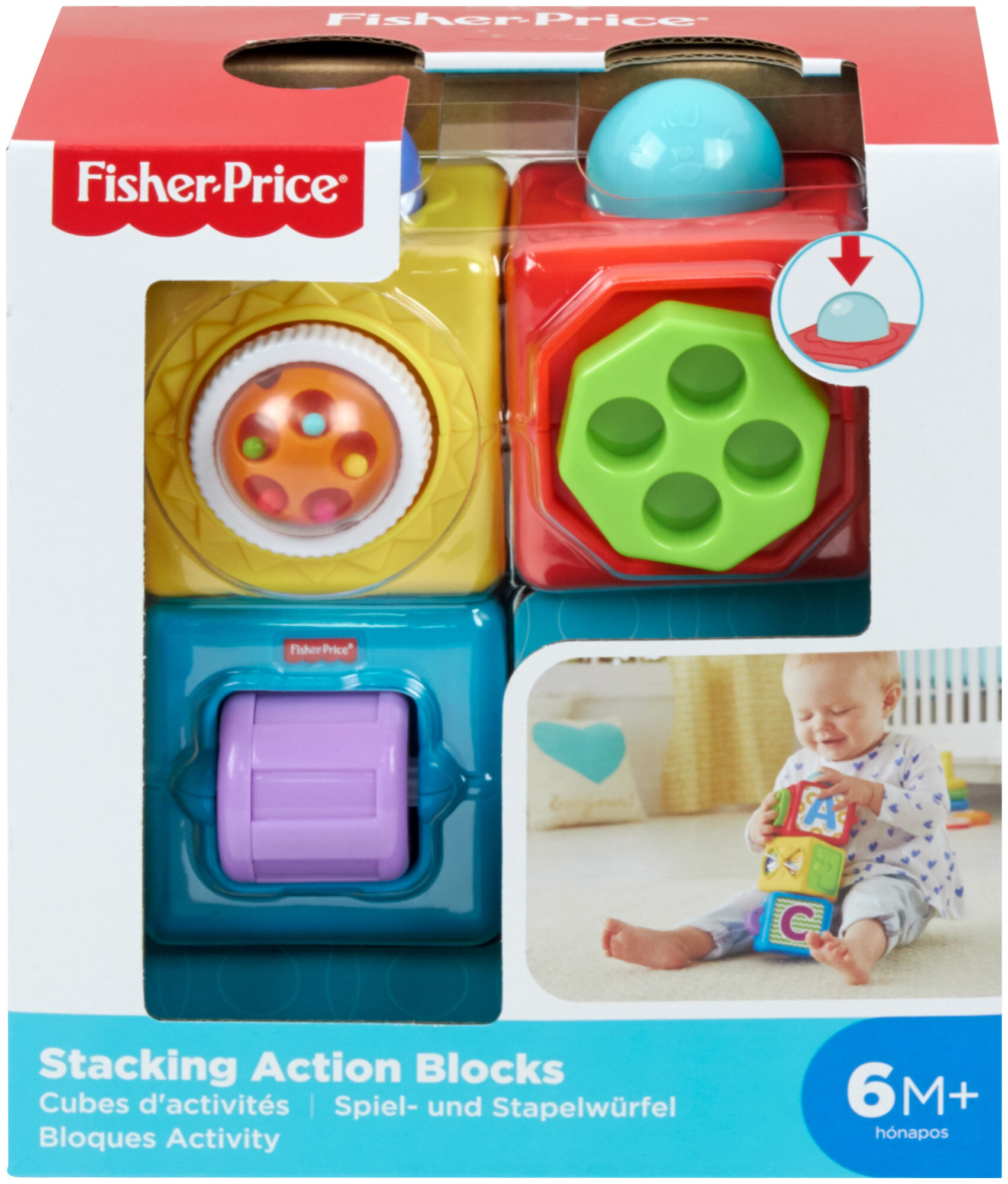 Image of Fisher Price Fisher-Price Spiel- und Stapelwürfel