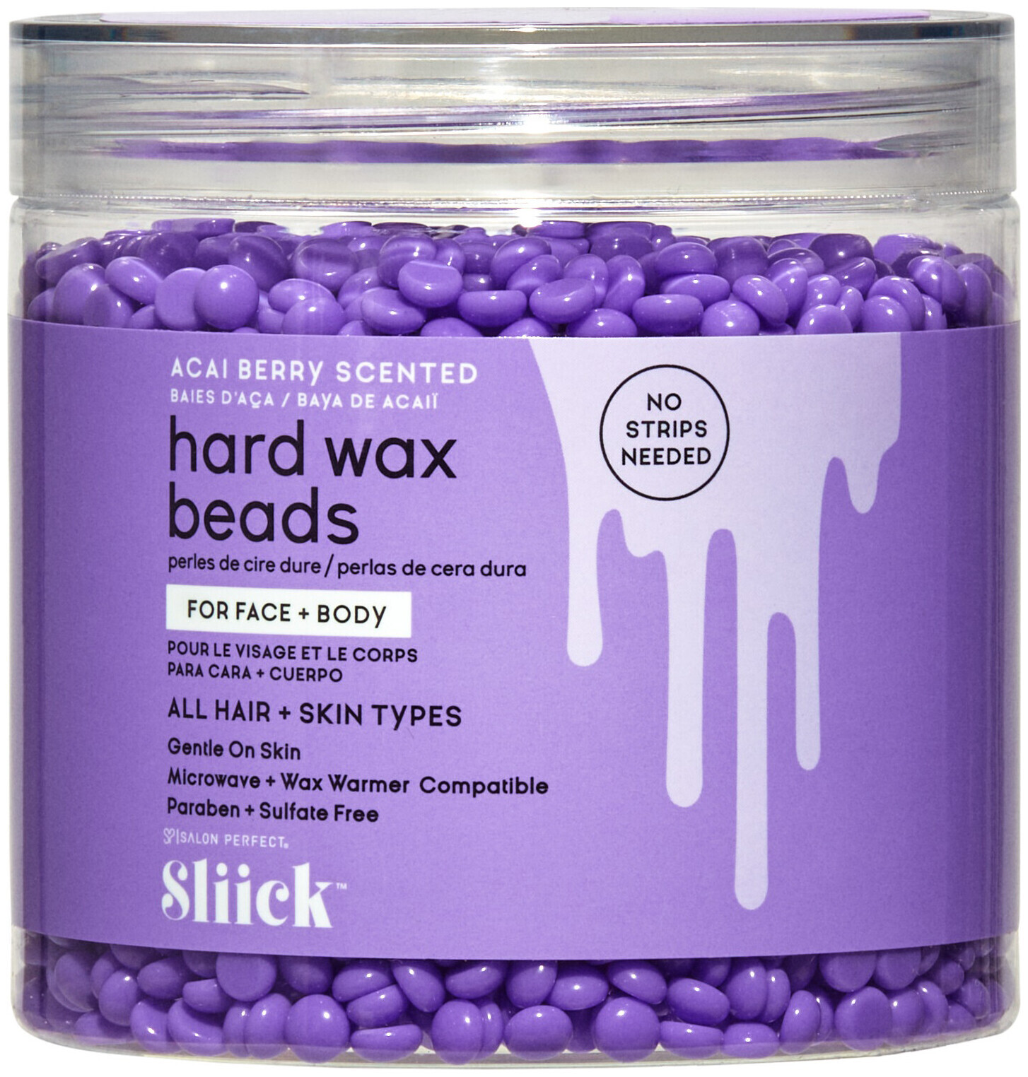 Sliick Perles de Cire Dure Baies d'Açaï 226g