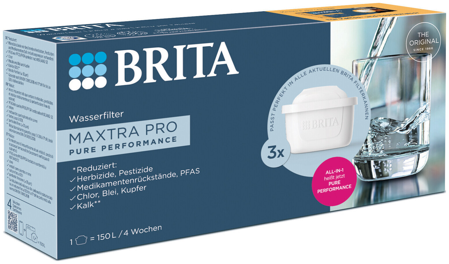 Brita Kartusche Maxtra Pro Pure Performance 3 Stück