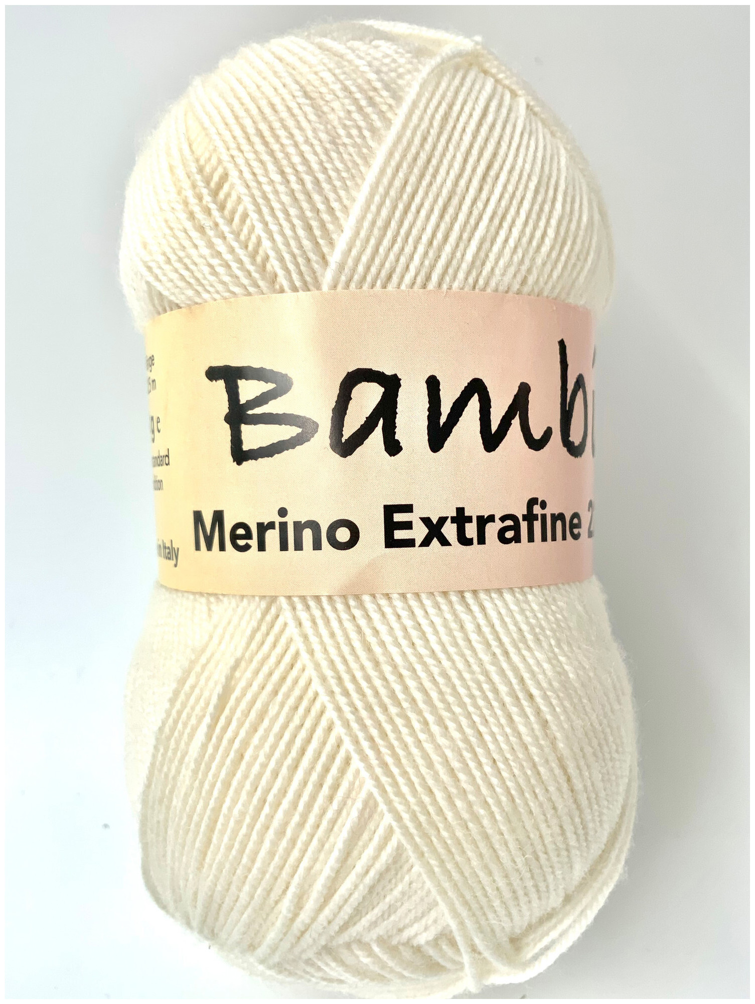 Image of Sommer Bambi/Merino extrafine 225 800 Handstrickgarn écru 50g