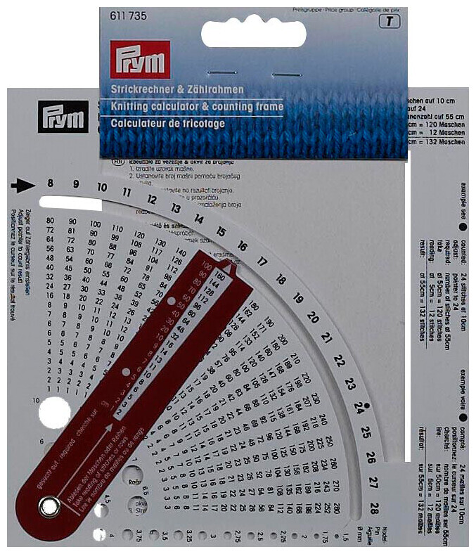 Image of Prym Strickrechner mit Zählrahmen Karte