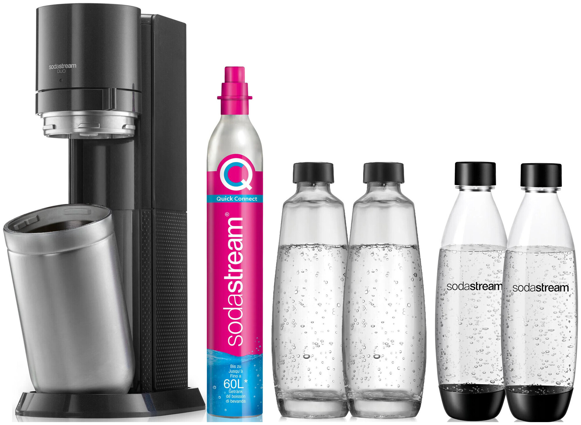 Image of SodaStream DUO CQC Mega Pack XL schwarz