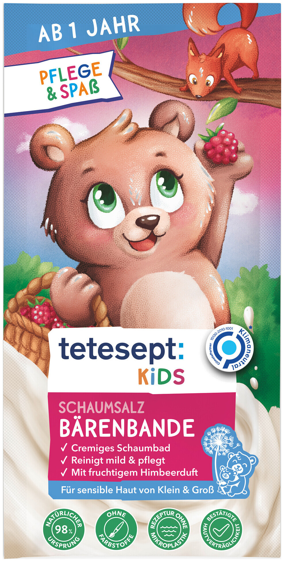 Image of tetesept Kids Schaumsalz Bärenbande 25g