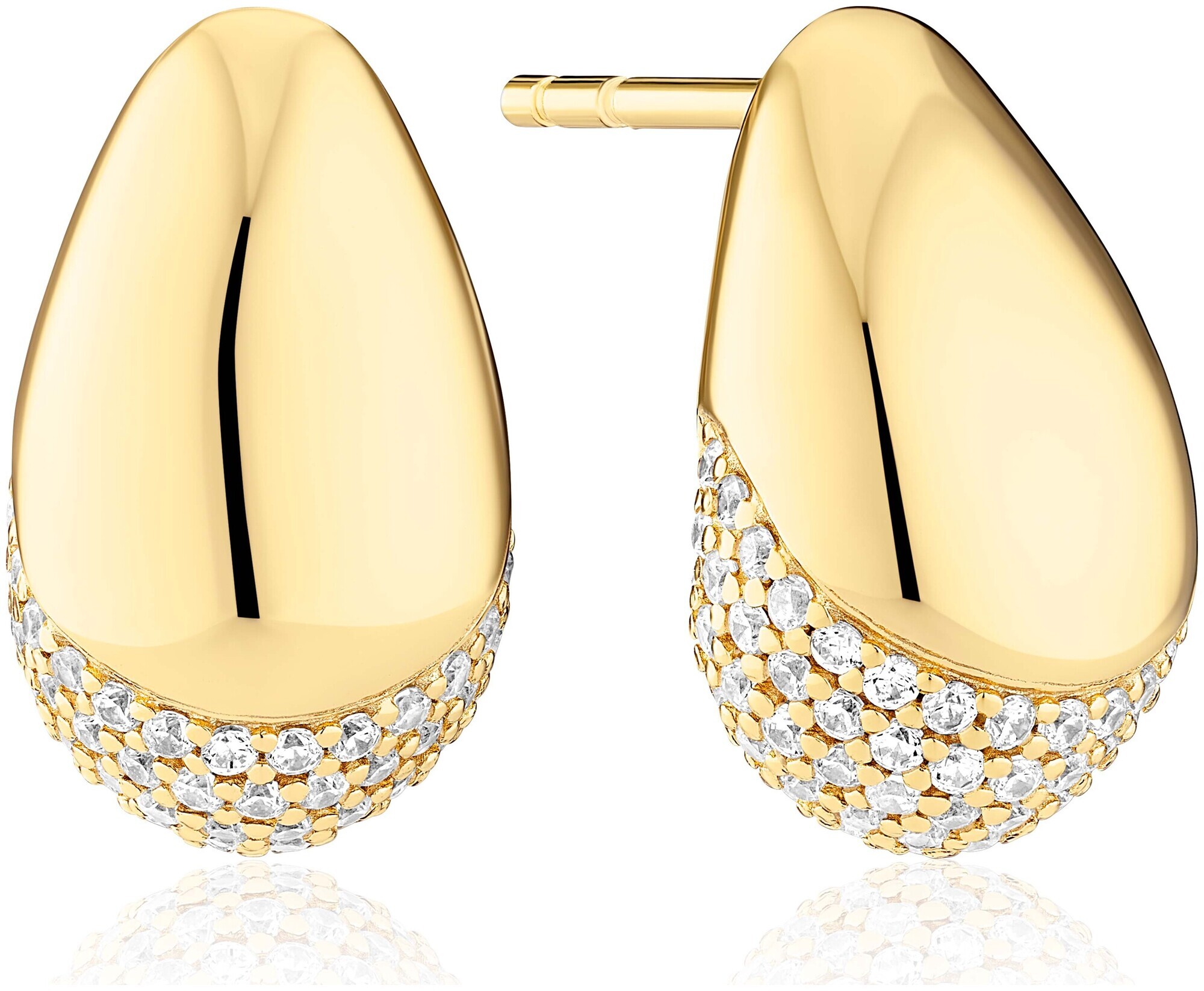 Sif Jakobs Sj-E2479-Cz-Yg boucle d'oreilles