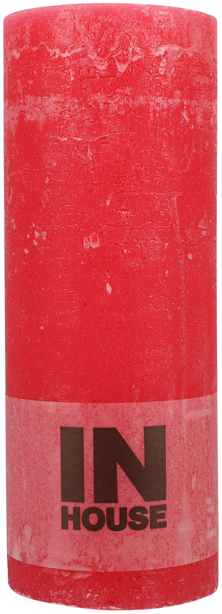 Image of InHouse Zylinderkerze rot 6.8x18cm