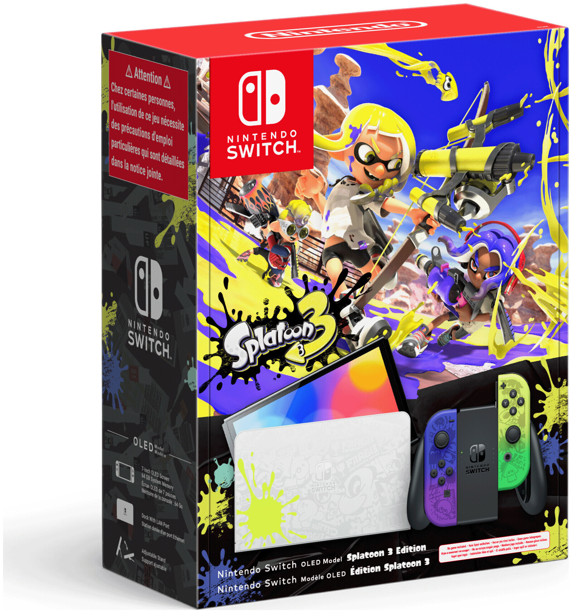 Image of Nintendo Switch Console Oled - Splatoon 3 Edition [Nsw]